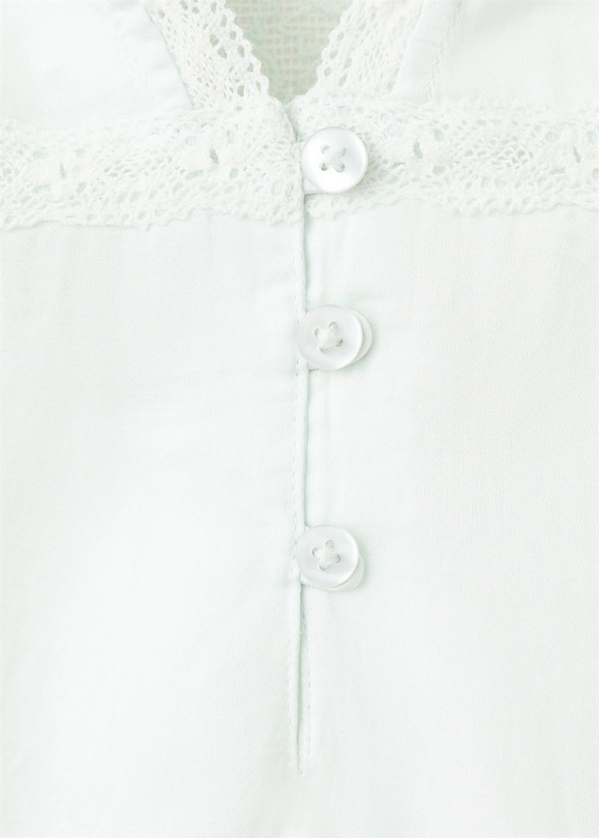 Lace detail nightgown — Blue