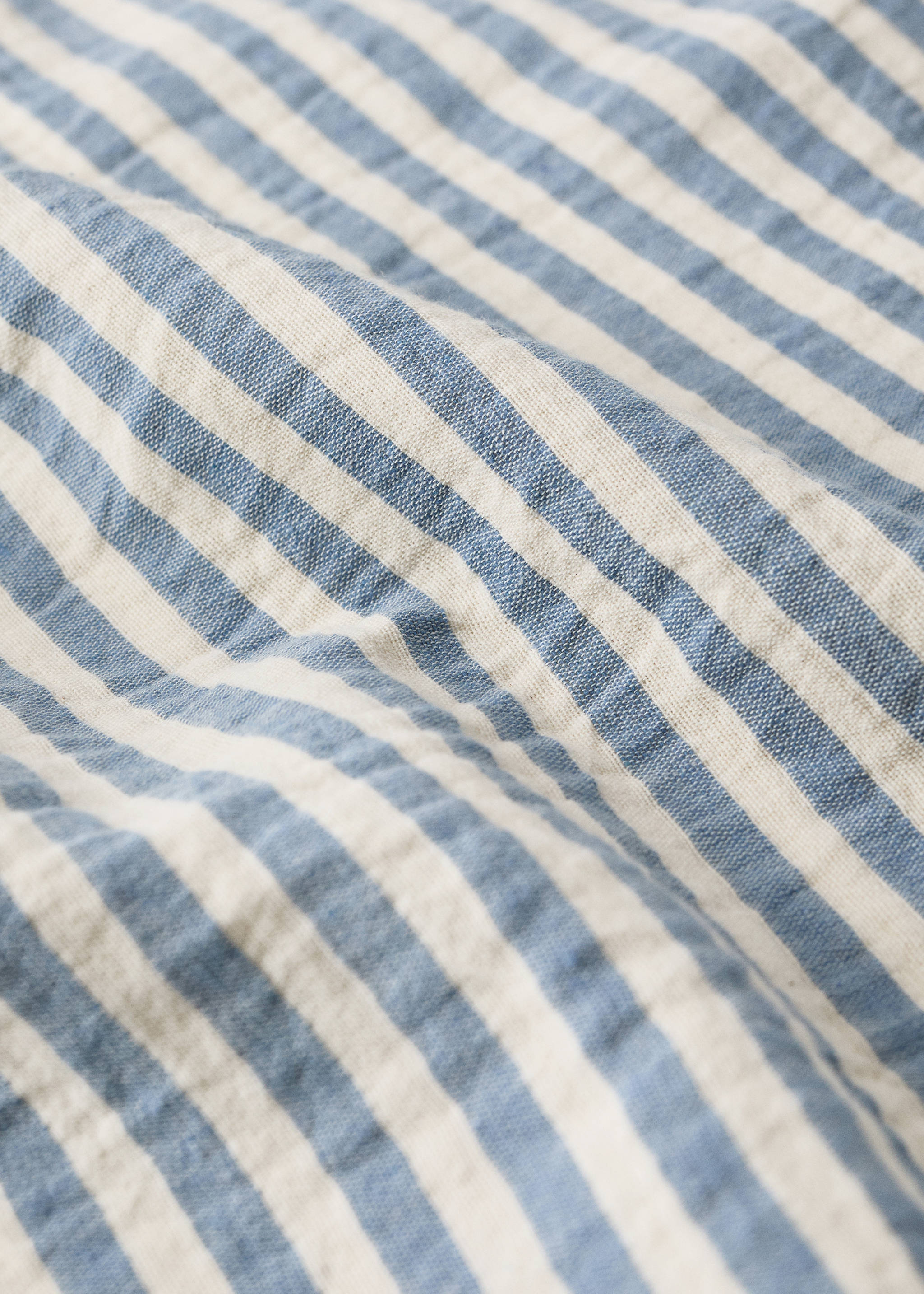 Cotton gauze striped blanket - Details of the article 2