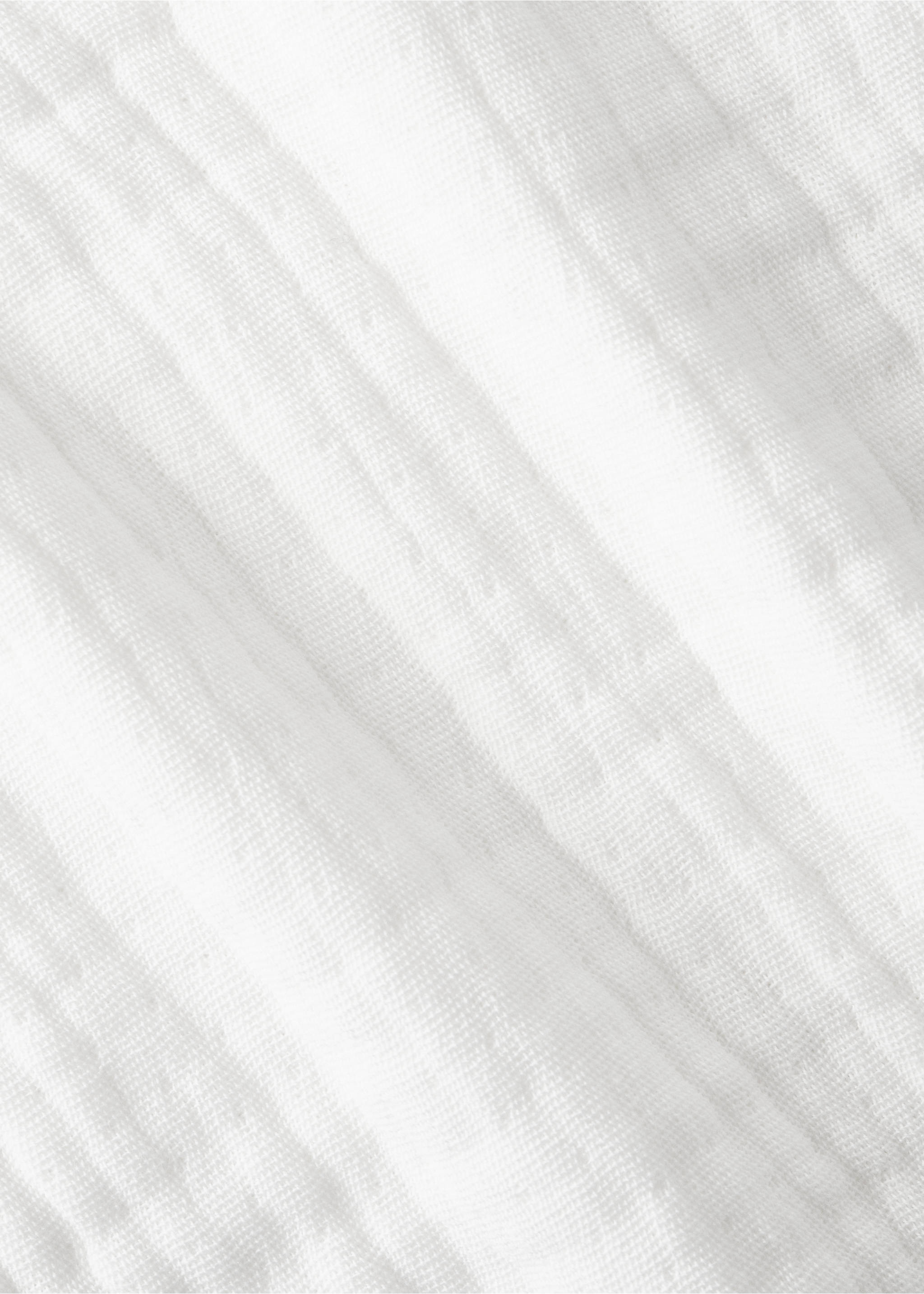 Children's blanket with contrasting finish - Details of the article 2, White. Ref: 27013337-00.