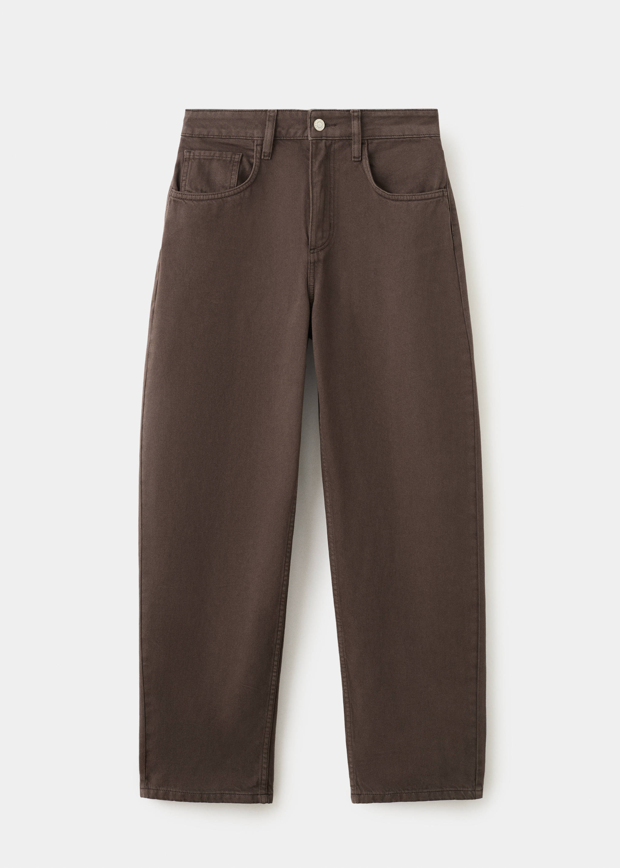 High-waisted barrel jeans - Article without model
