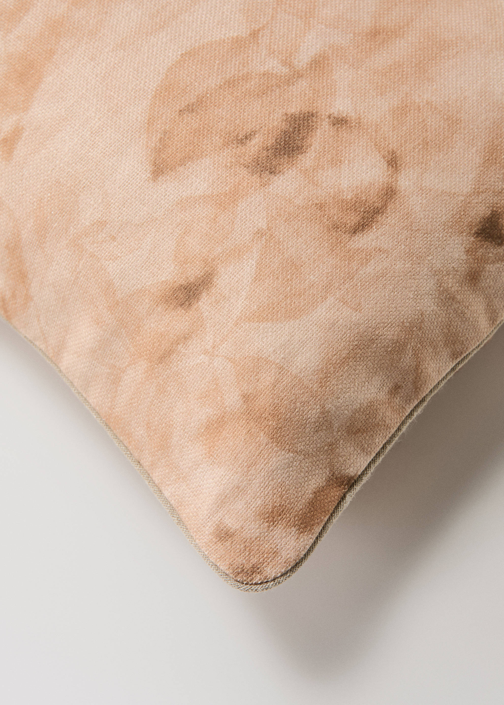 Linen floral-print cushion cover 40x60 cm - Details of the article 1