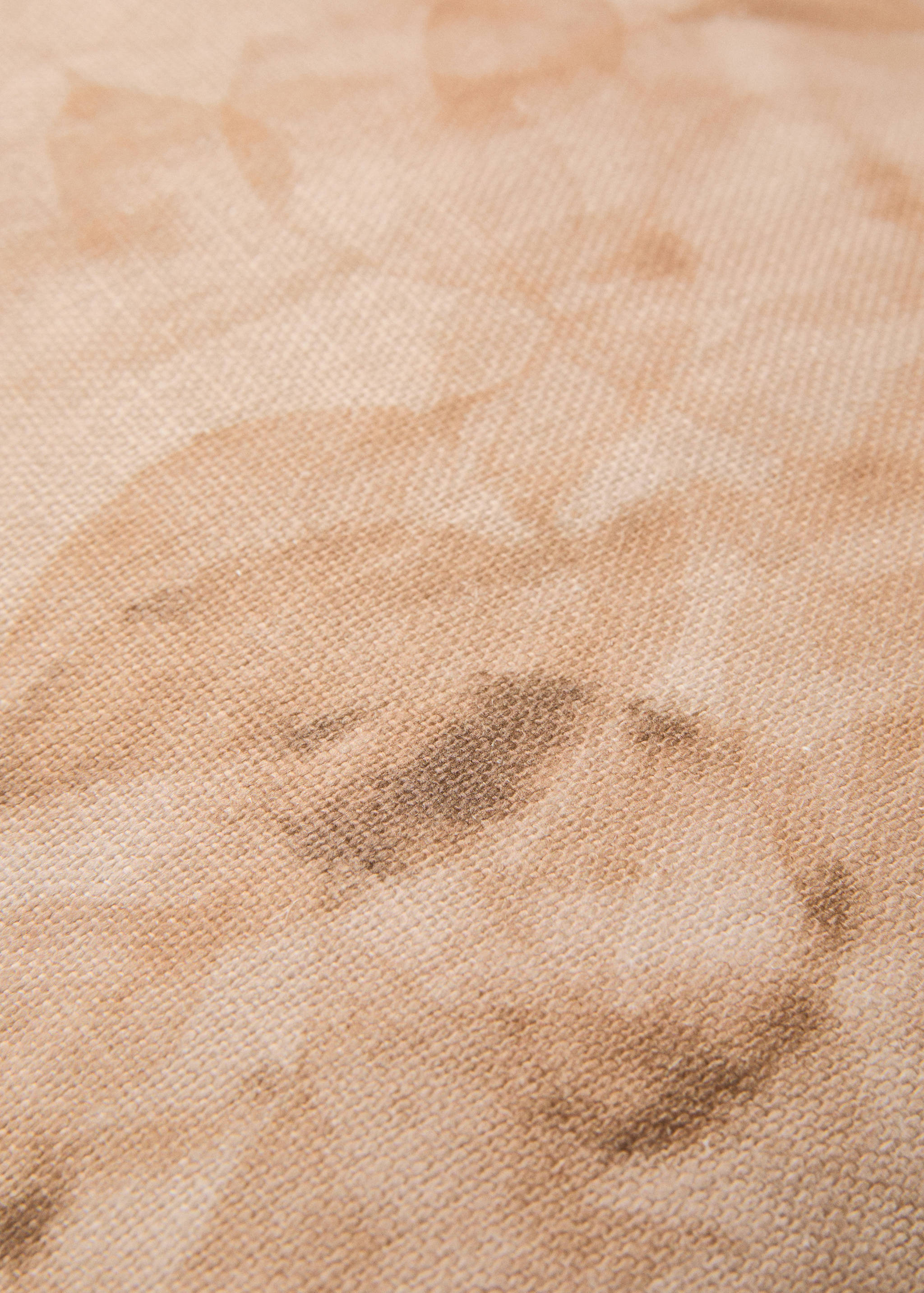 Linen floral-print cushion cover 40x60 cm - Details of the article 3