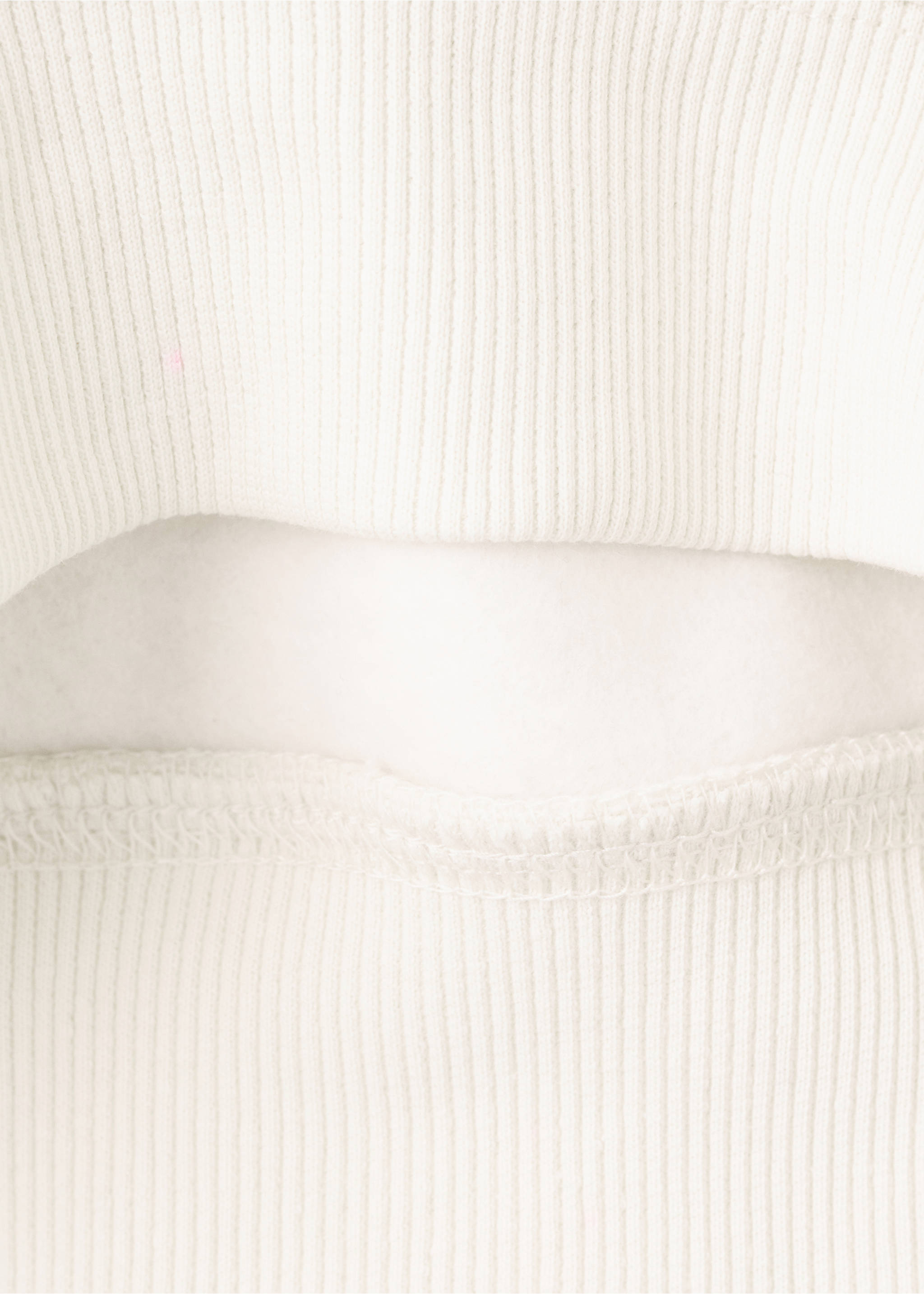 Sudadera algodón estampada - Detalle del artículo 0, Crudo. Ref: 27013714-00.