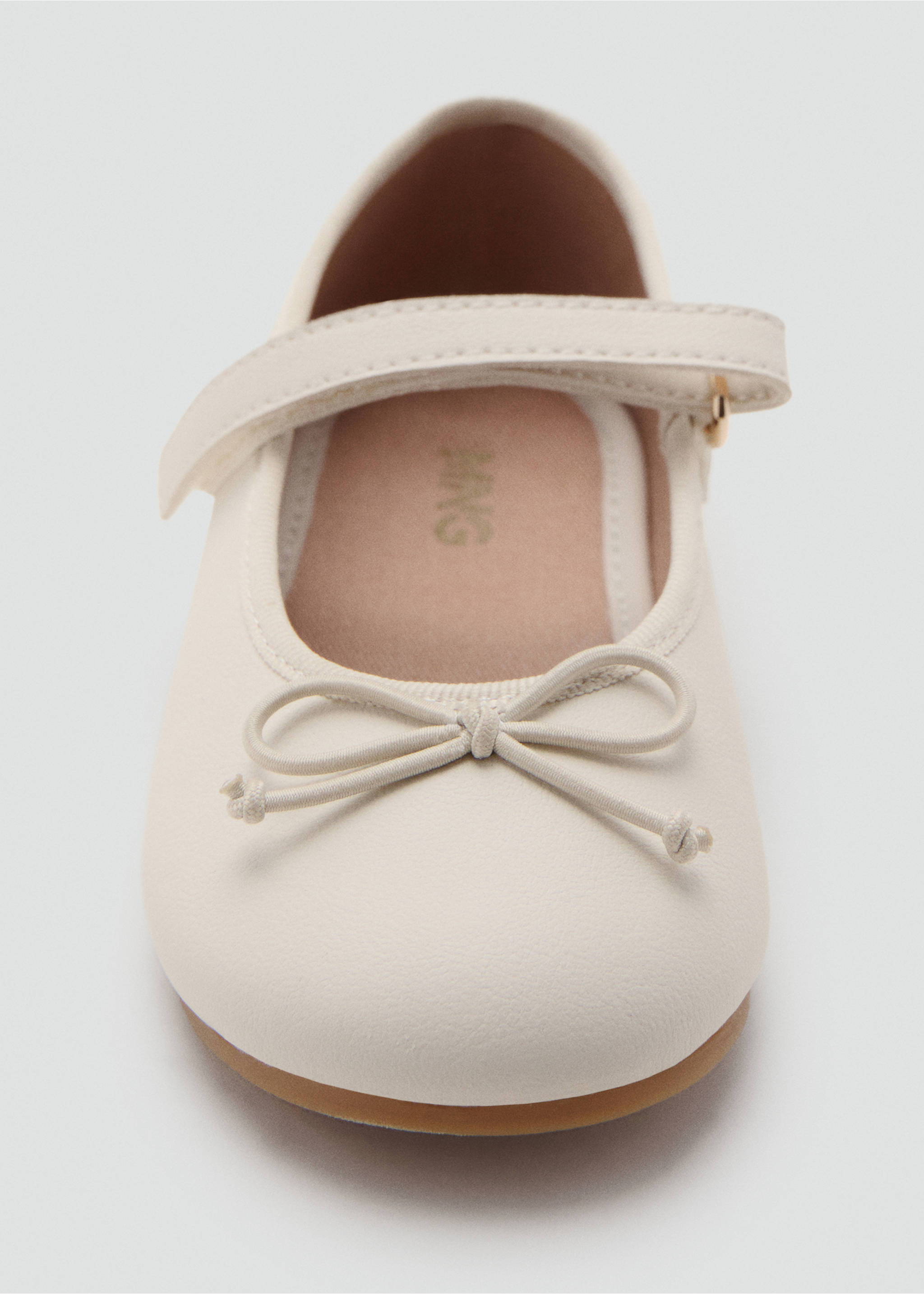 Bailarina tira detalle lazo - Detalle del artículo 2, Blanco roto. Ref: 27013719-00.