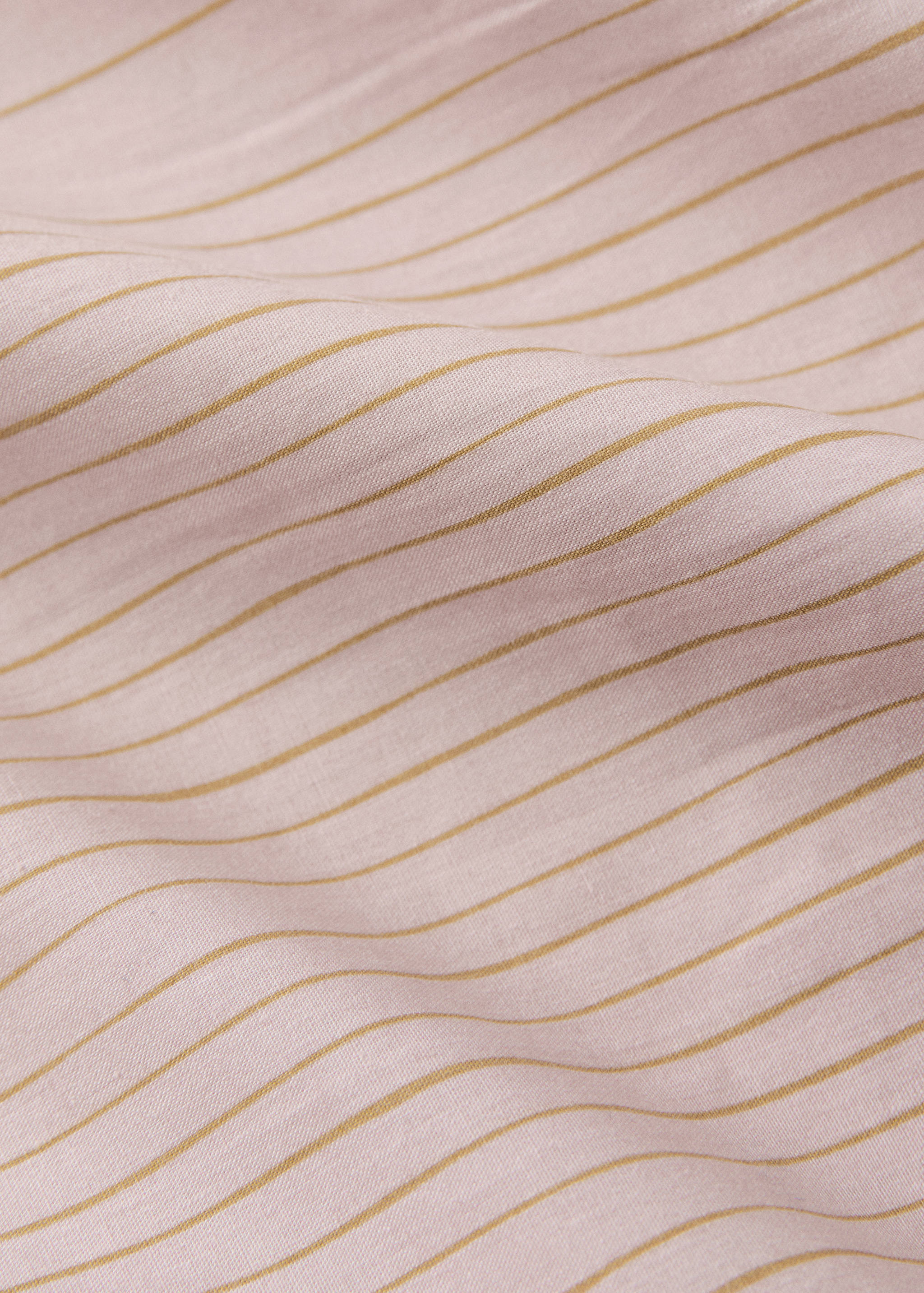 Percale cotton striped watercolour duvet cover King bed - Details of the article 1