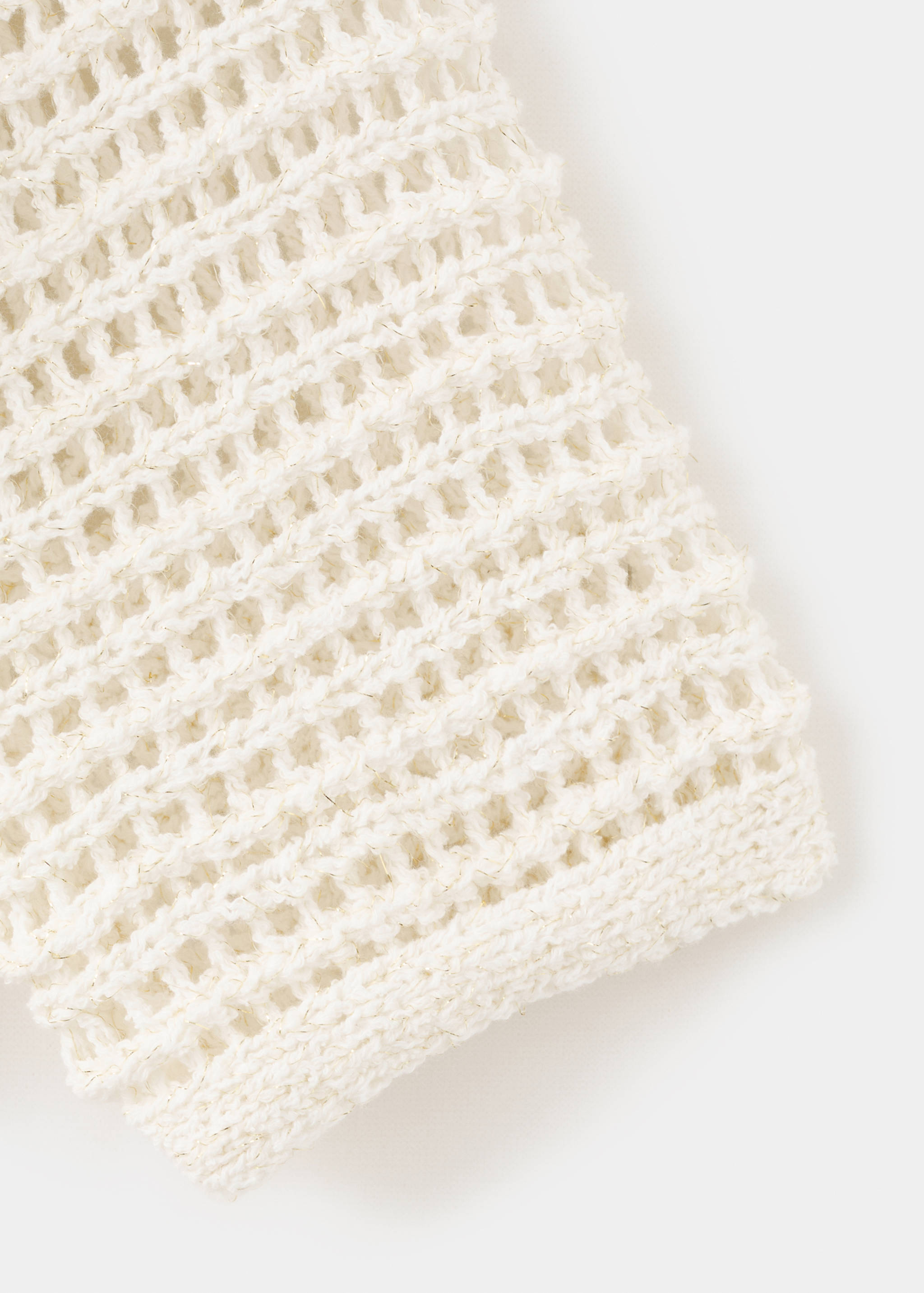 Openwork knit lurex cardigan - Details of the article 8