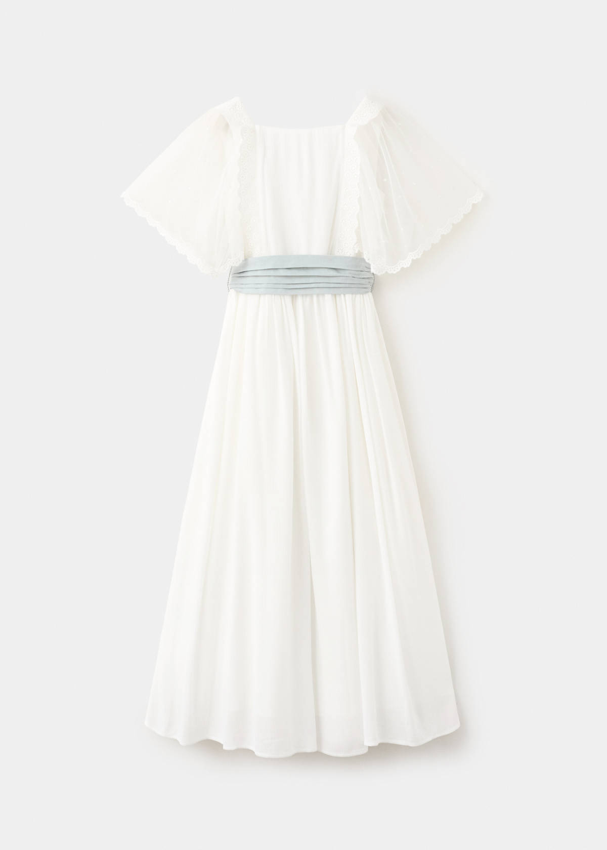Long dress with bow