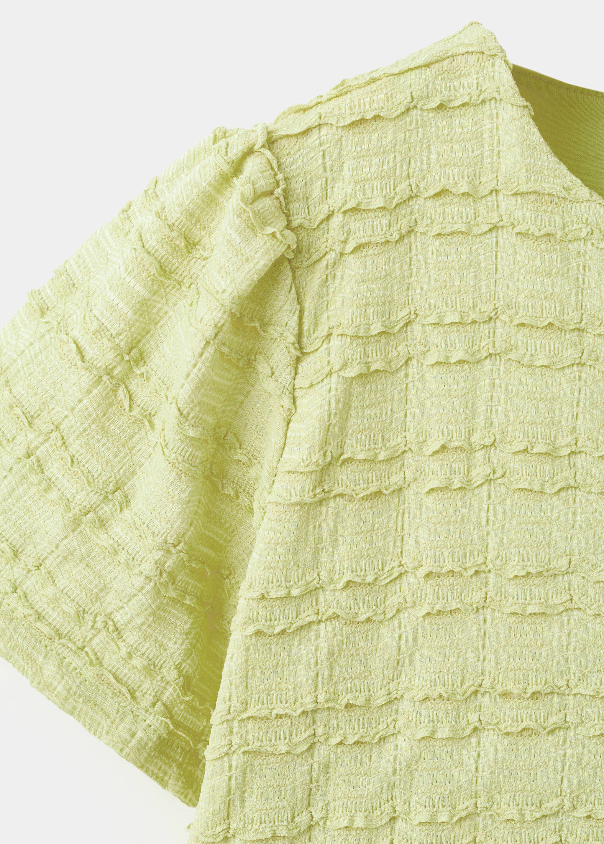 纹理飘逸T恤 - null