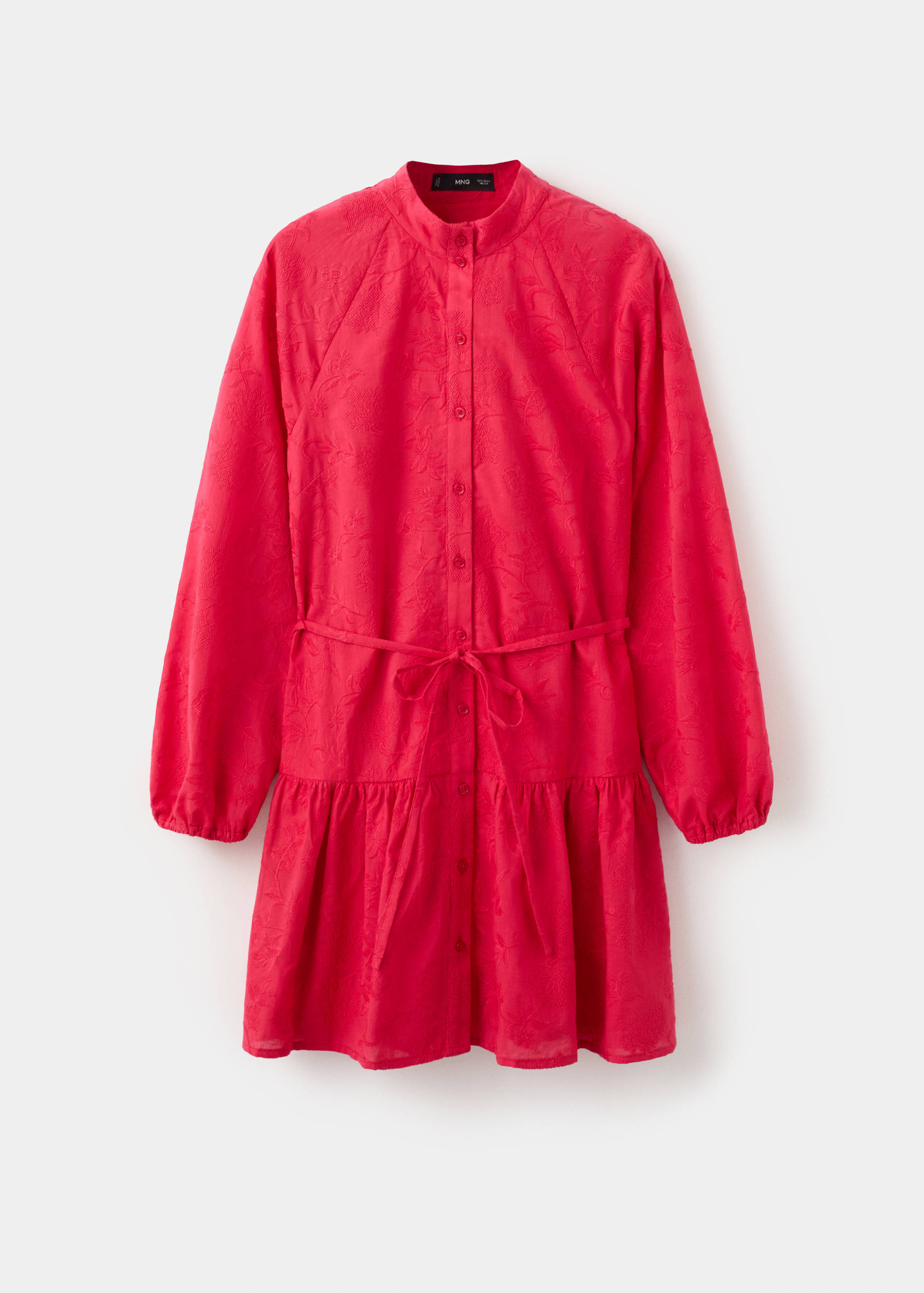 Embroidered shirt dress - Article without model
