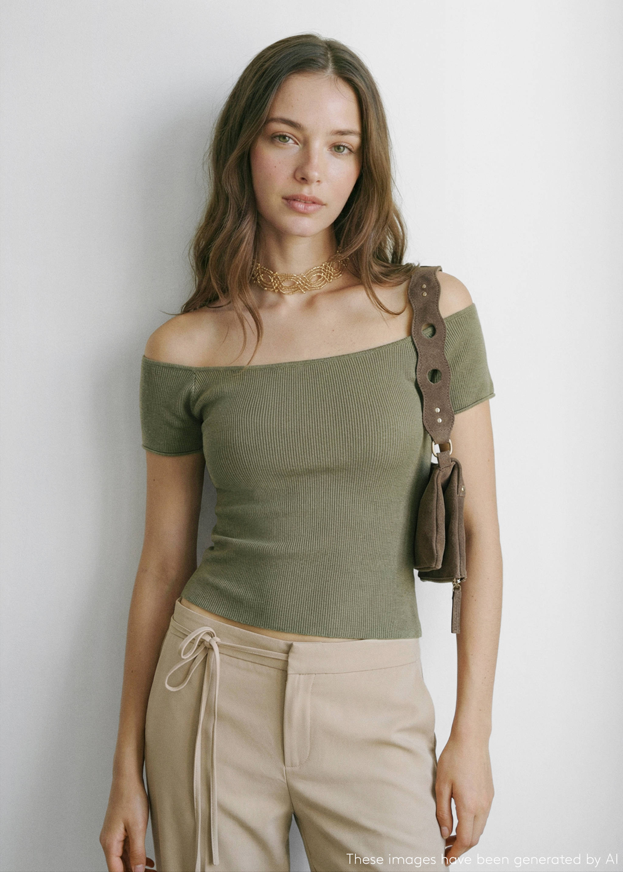 Top crop entallat - Detall de l'article 1