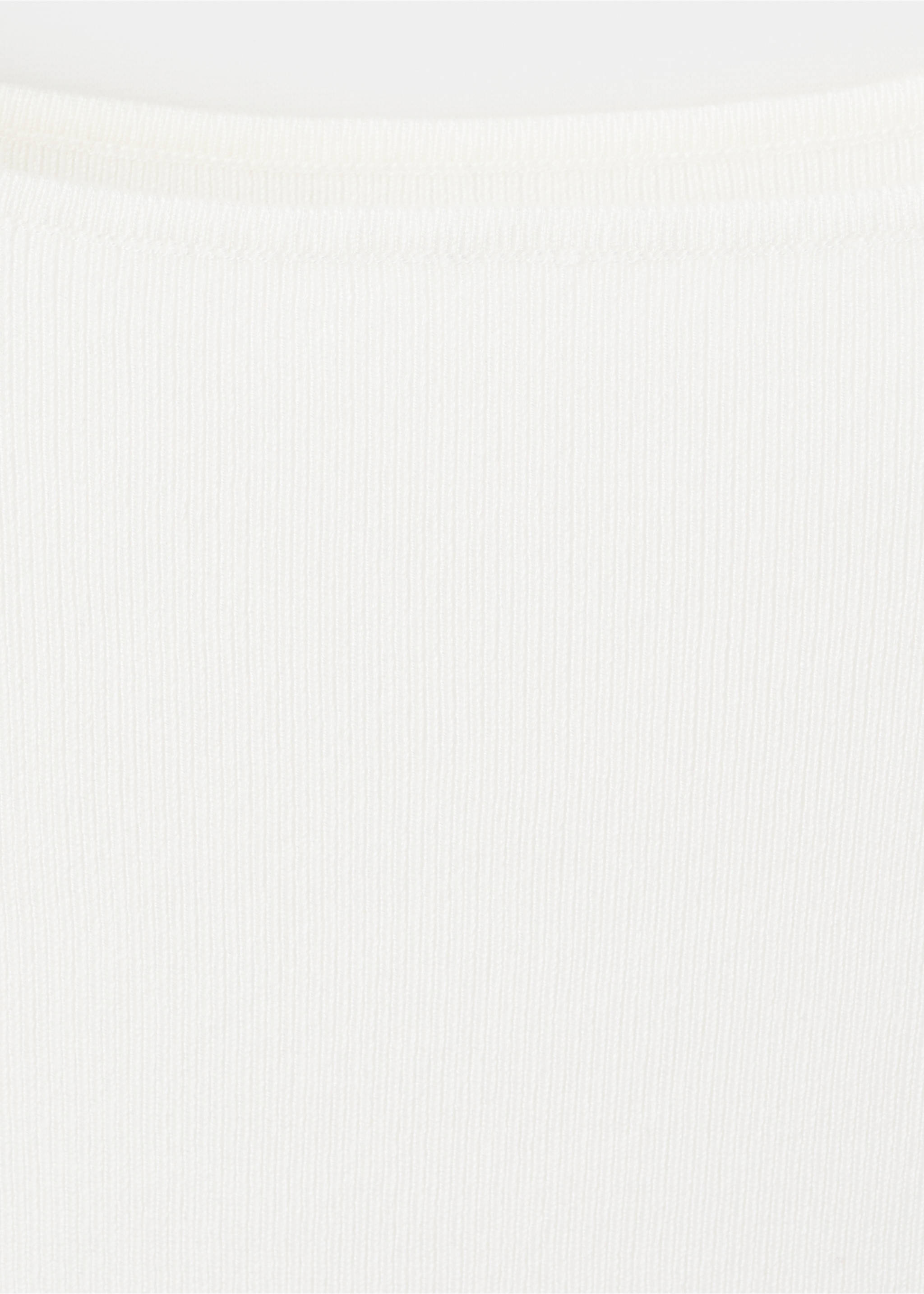 Укороченный приталенный топ - Деталь изделия 8, Грязно-белый. Ref: 27014051-00.