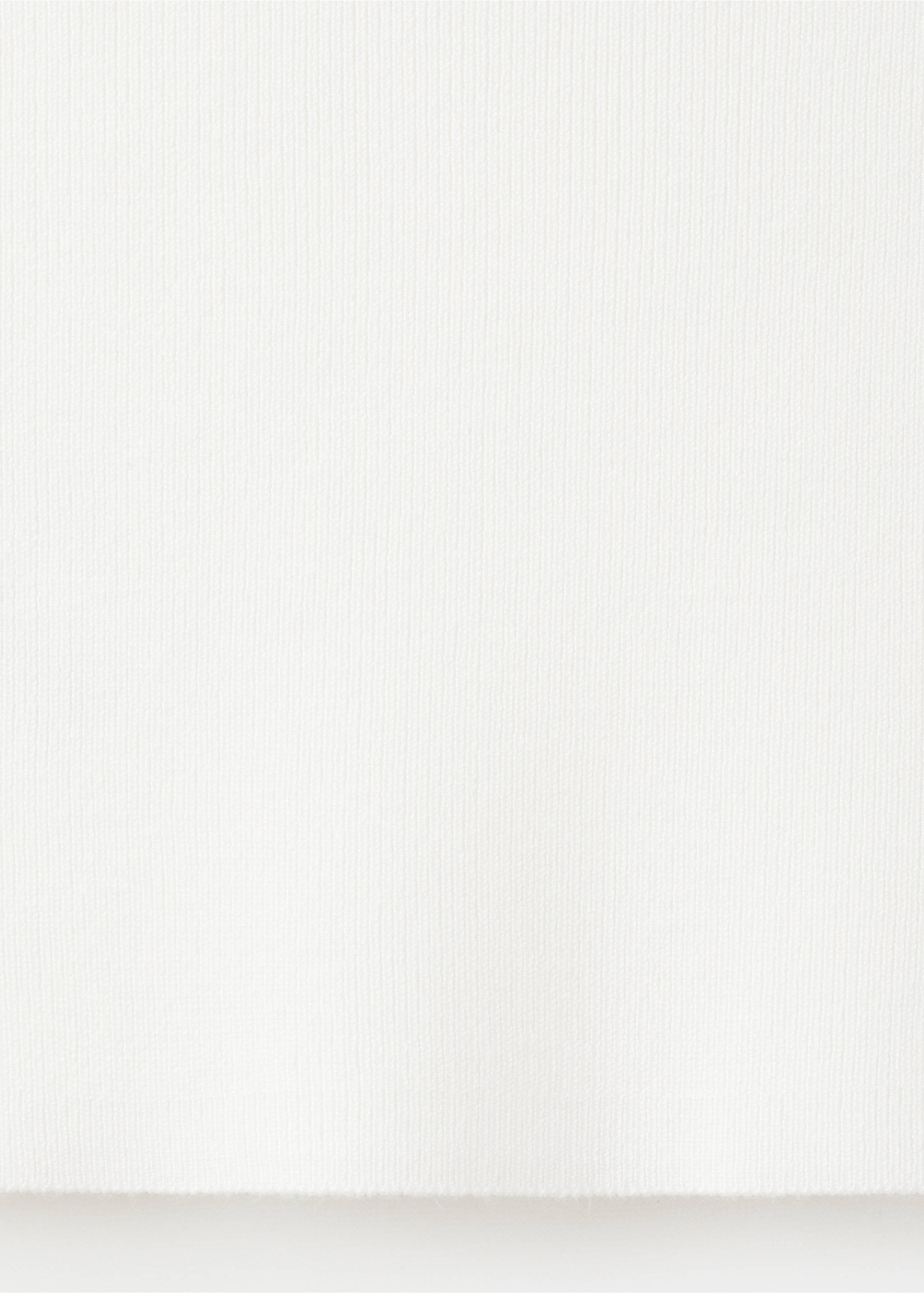 Укороченный приталенный топ - Деталь изделия 0, Грязно-белый. Ref: 27014051-00.