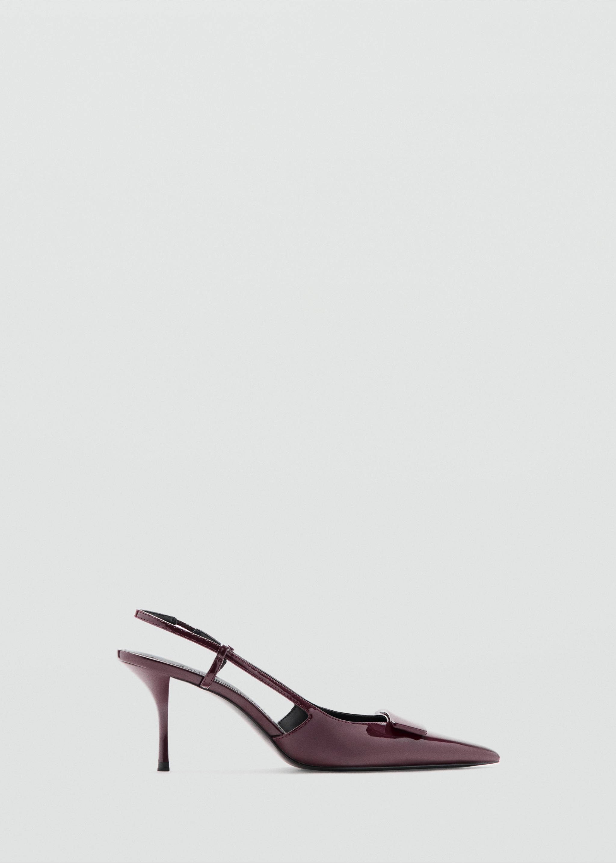 Patent heeled shoes - Article without model, Burgundy. Ref: 27014052-00.