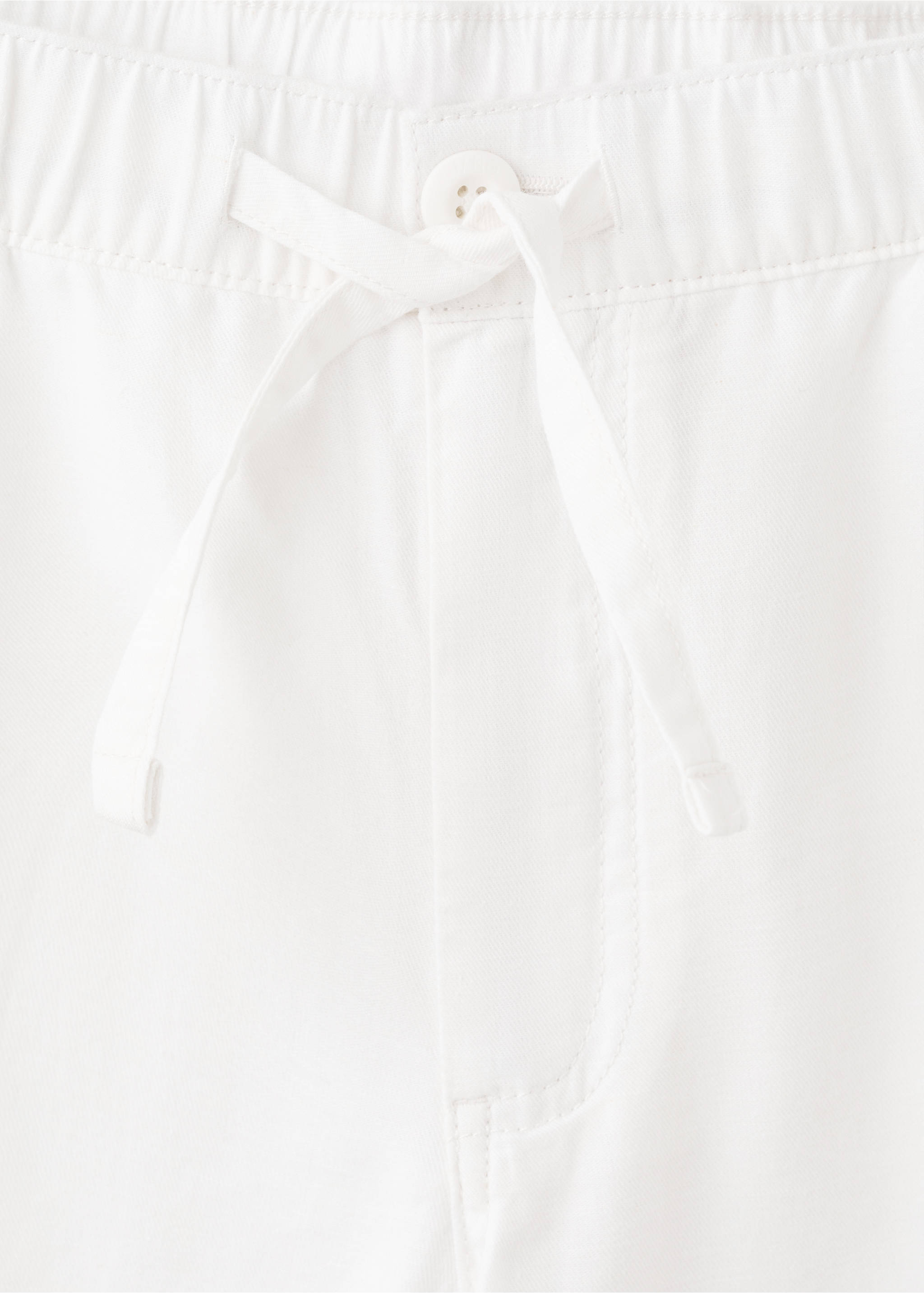 Pantalón jogger cordón - Detalle del artículo 8, Blanco. Ref: 27014054-00.