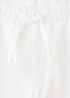 Drawstring jogger trousers — White 5