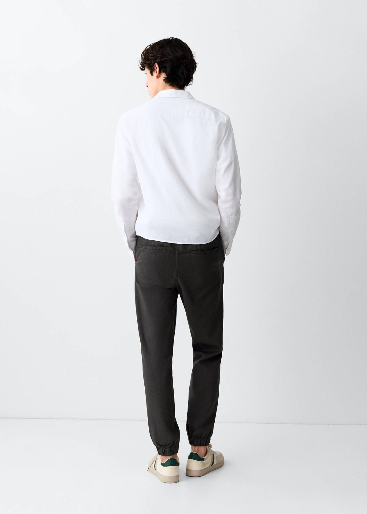 Drawstring jogger trousers — Charcoal