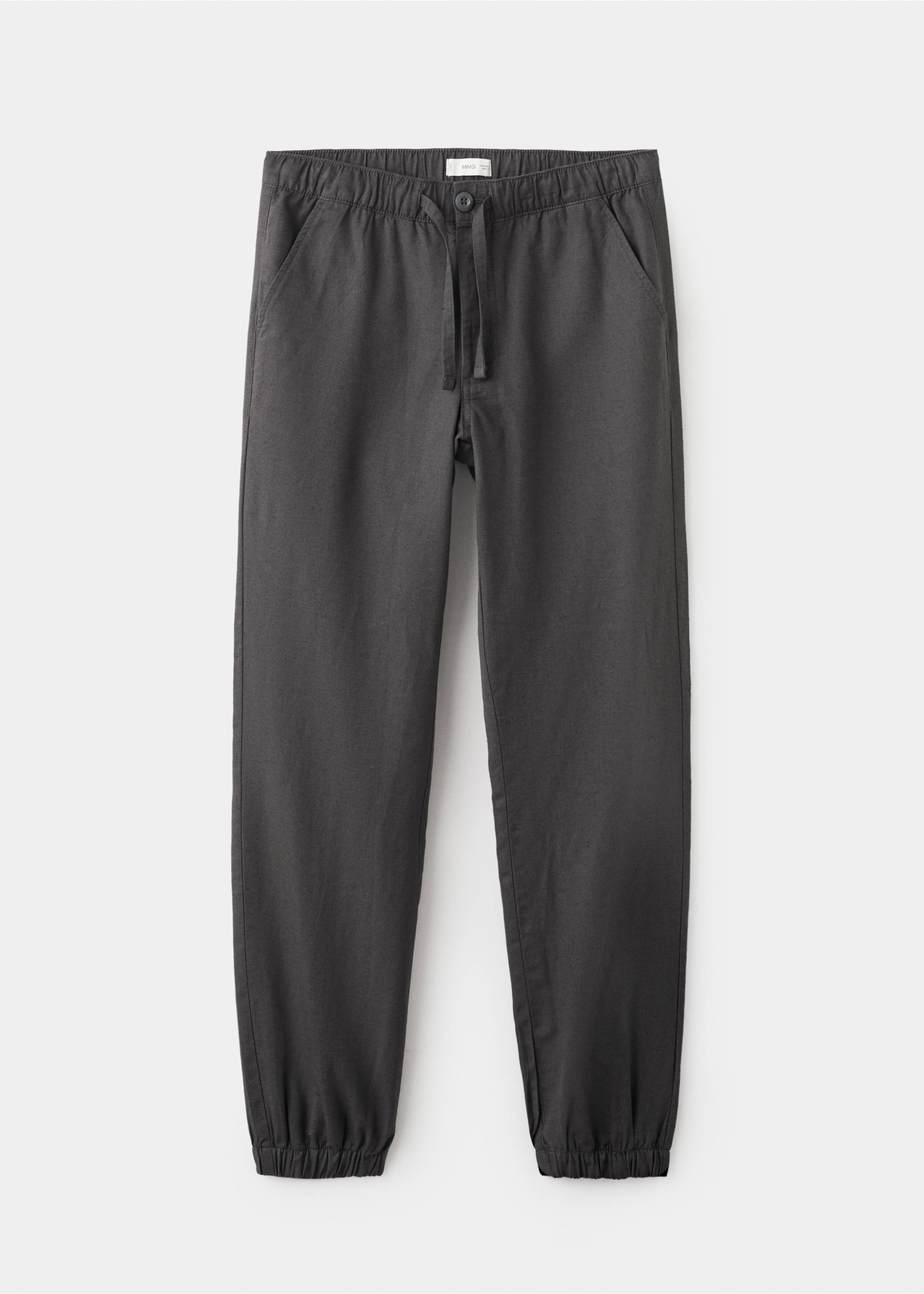 Брюки-джоггеры со шнуром - Изделие без модели