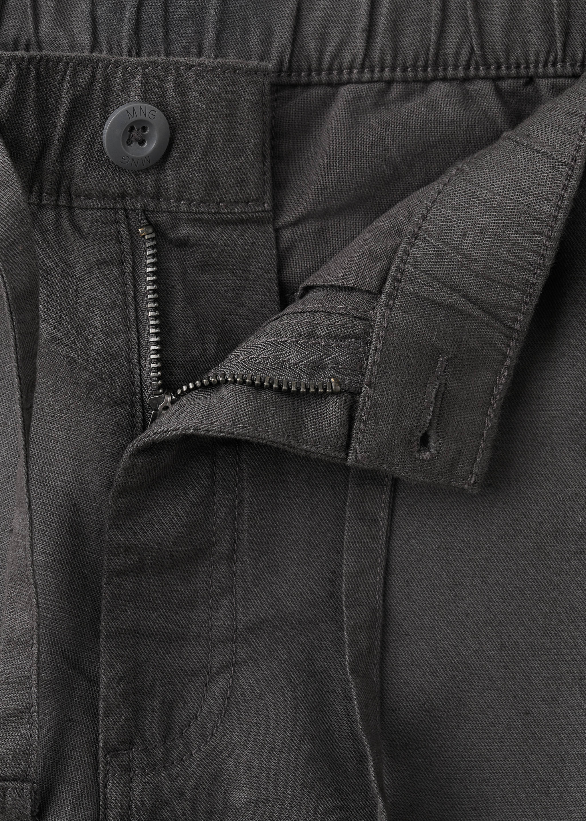 Drawstring jogger trousers - Details of the article 0, Charcoal. Ref: 27014055-00.