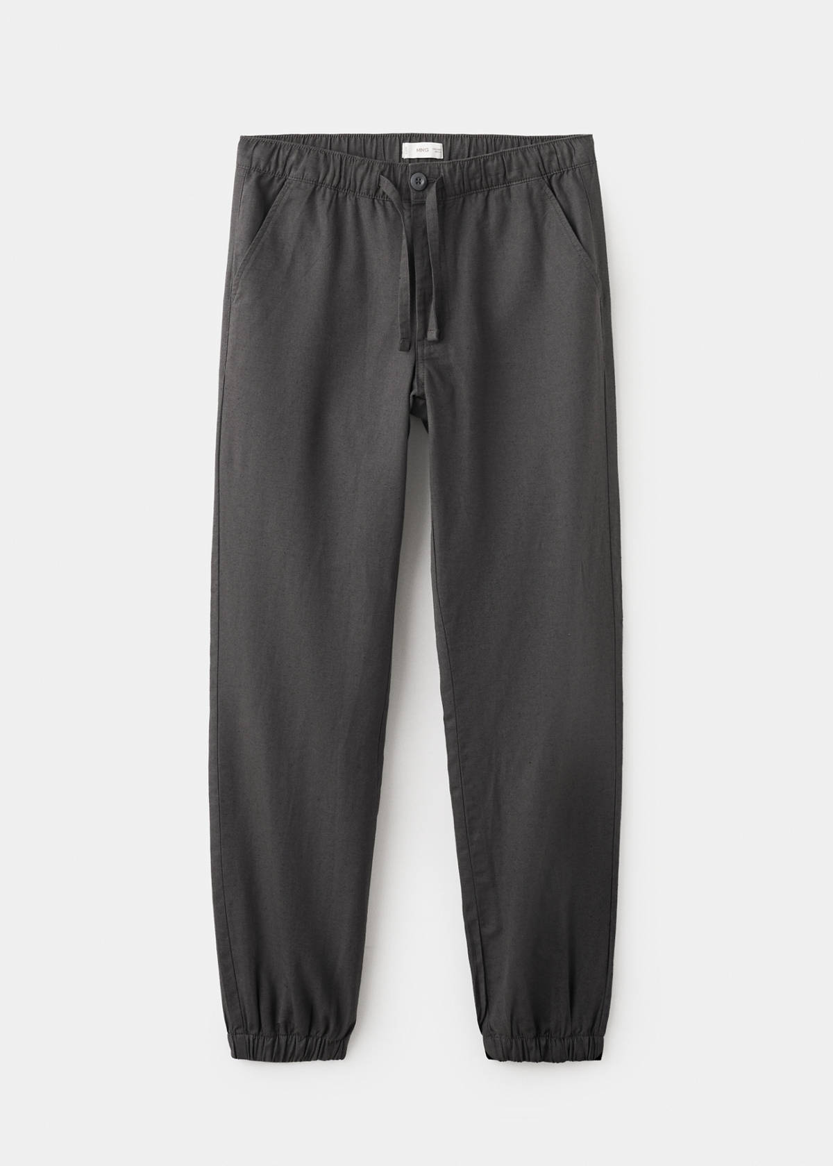Drawstring jogger trousers — Charcoal