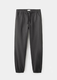 Drawstring jogger trousers — Charcoal 3