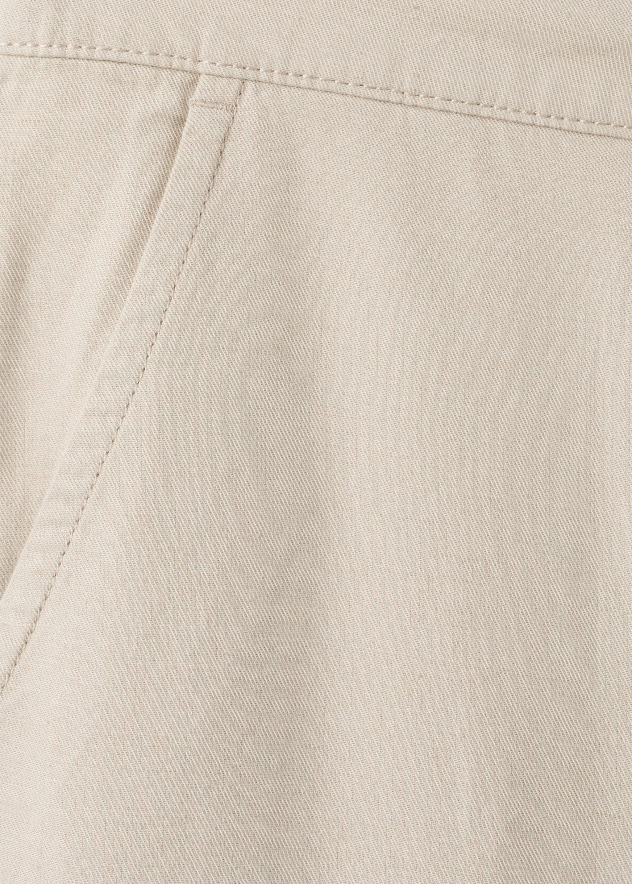 Pantalons cotó lli recte - Detall de l'article 0