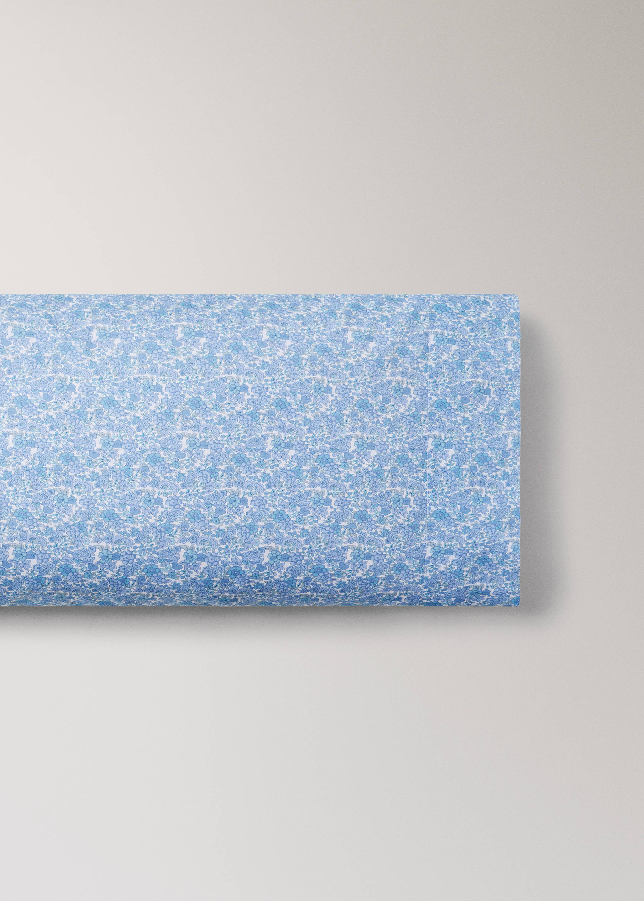 Children's percale floral pillowcase 45x110 cm - Article without model