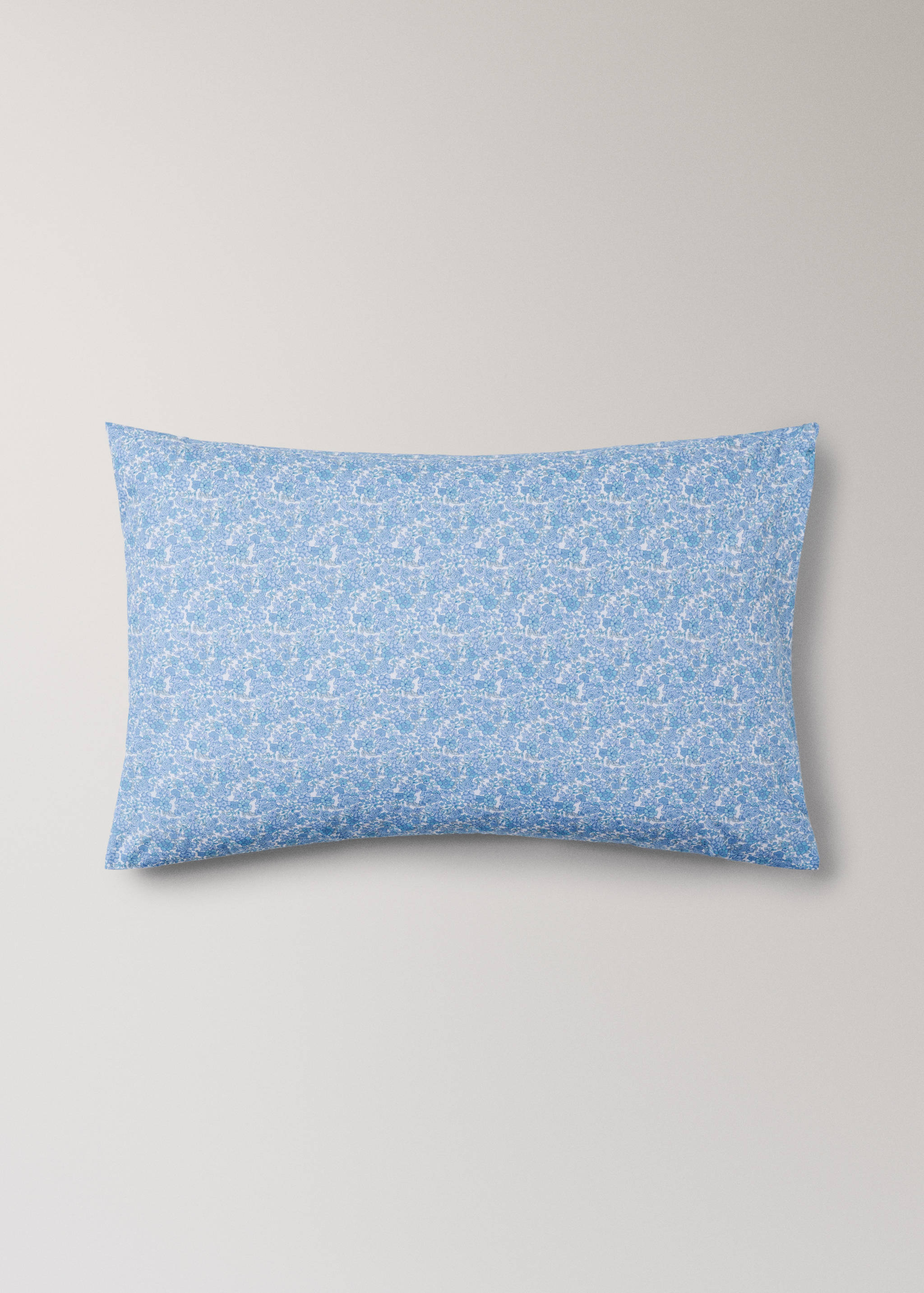 Children's floral percale pillowcase 50x75 cm - Article without model