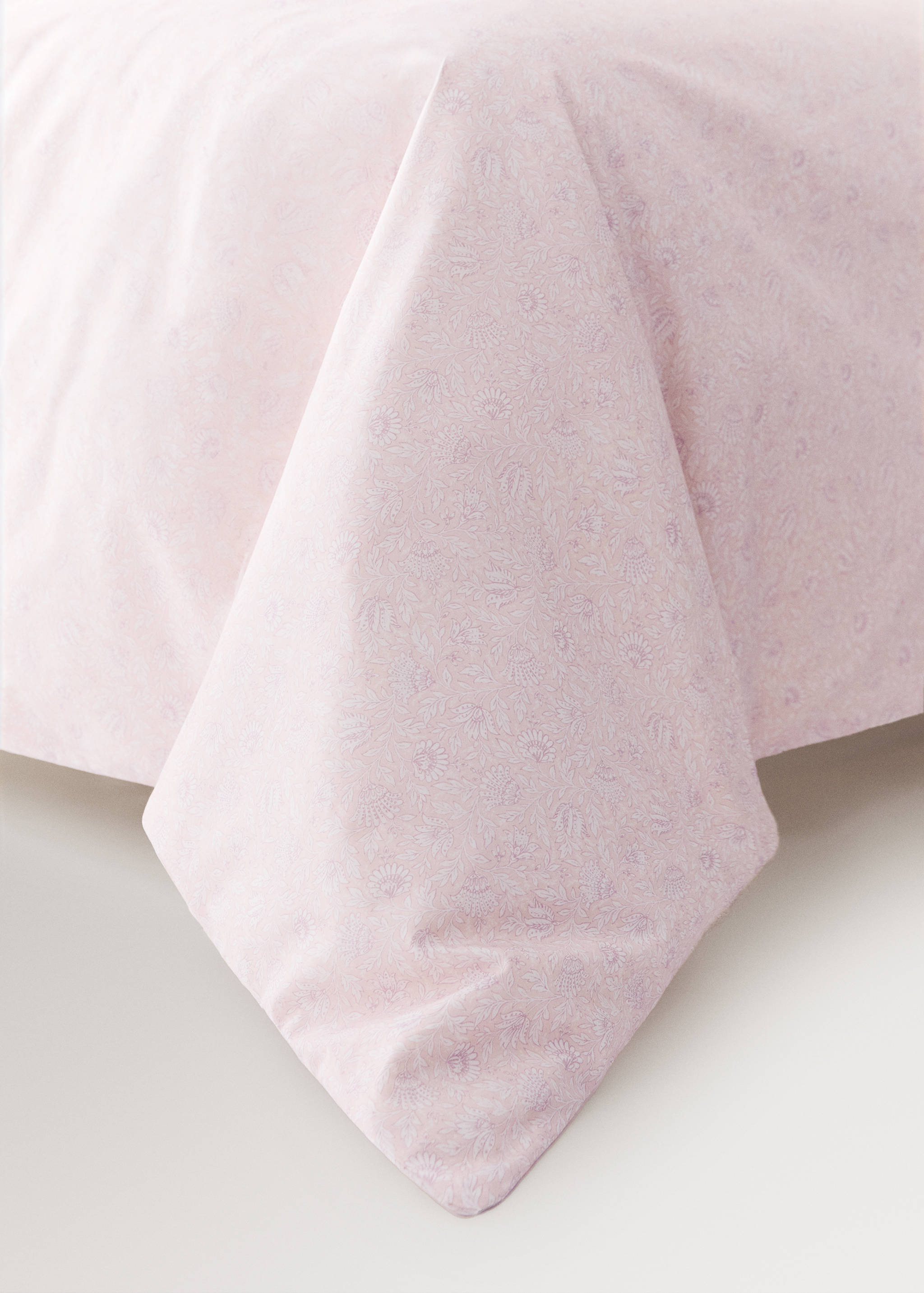 Percale cotton palm tree duvet cover for a 90 cm single bed - Details of the article 7