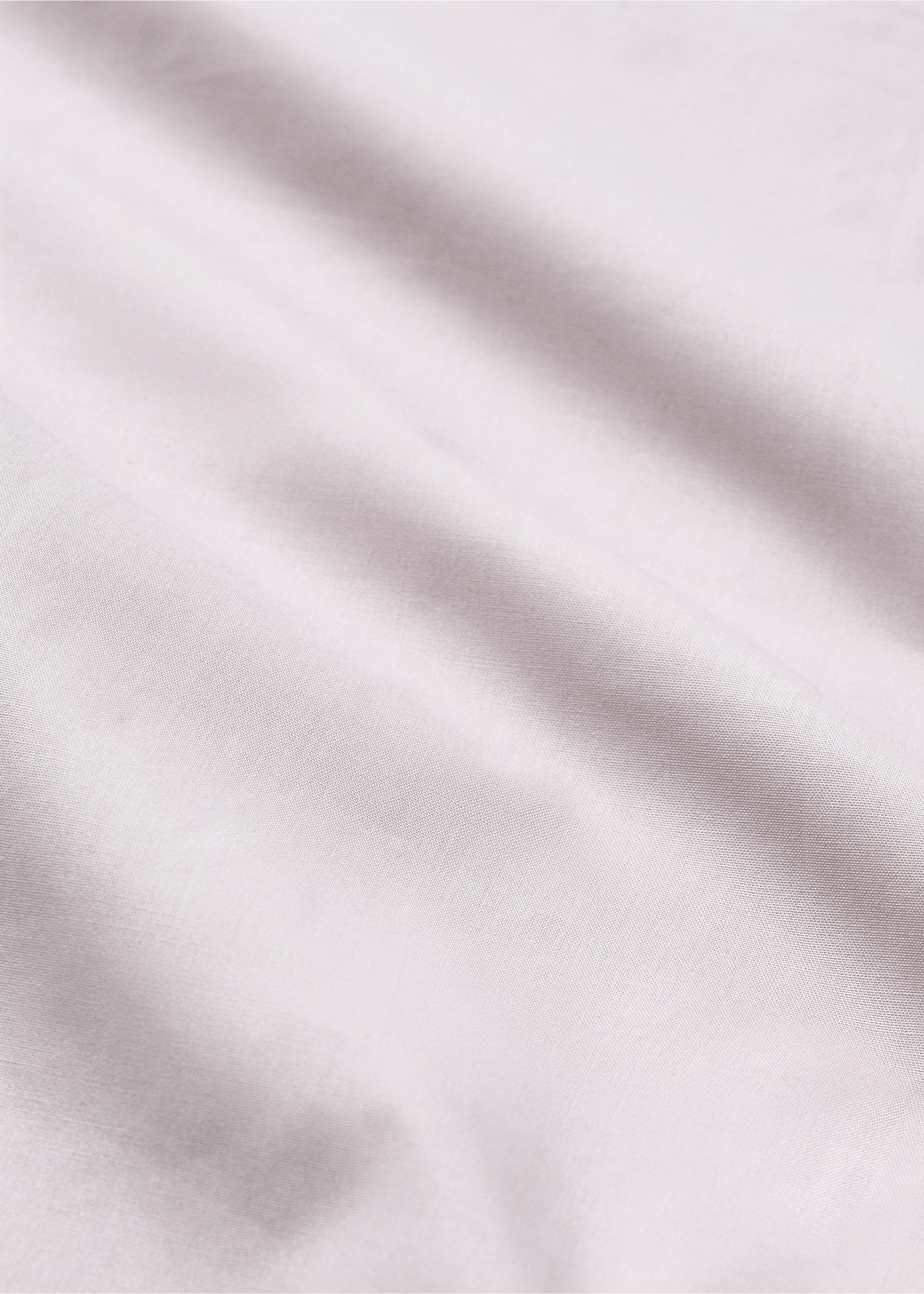 Reversible cotton percale children’s duvet cover with intense contrast for 90-cm bed - Details of the article 1, Light/Pastel Purple. Ref: 27014070-00.