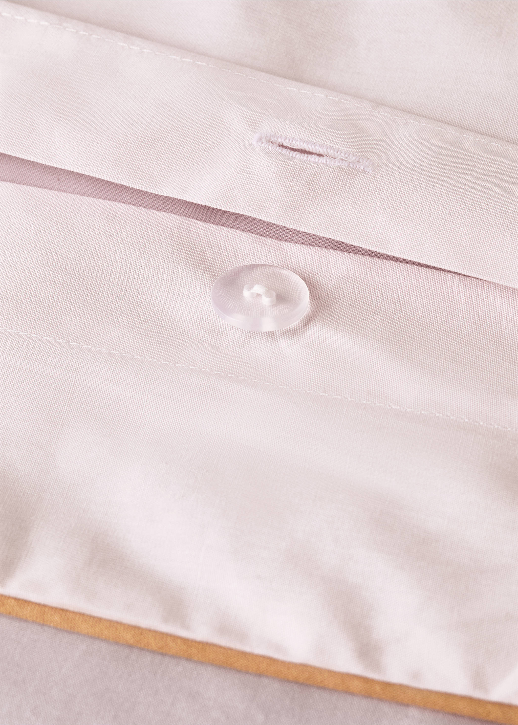 Reversible cotton percale children’s duvet cover with intense contrast for 90-cm bed - Details of the article 2, Light/Pastel Purple. Ref: 27014070-00.