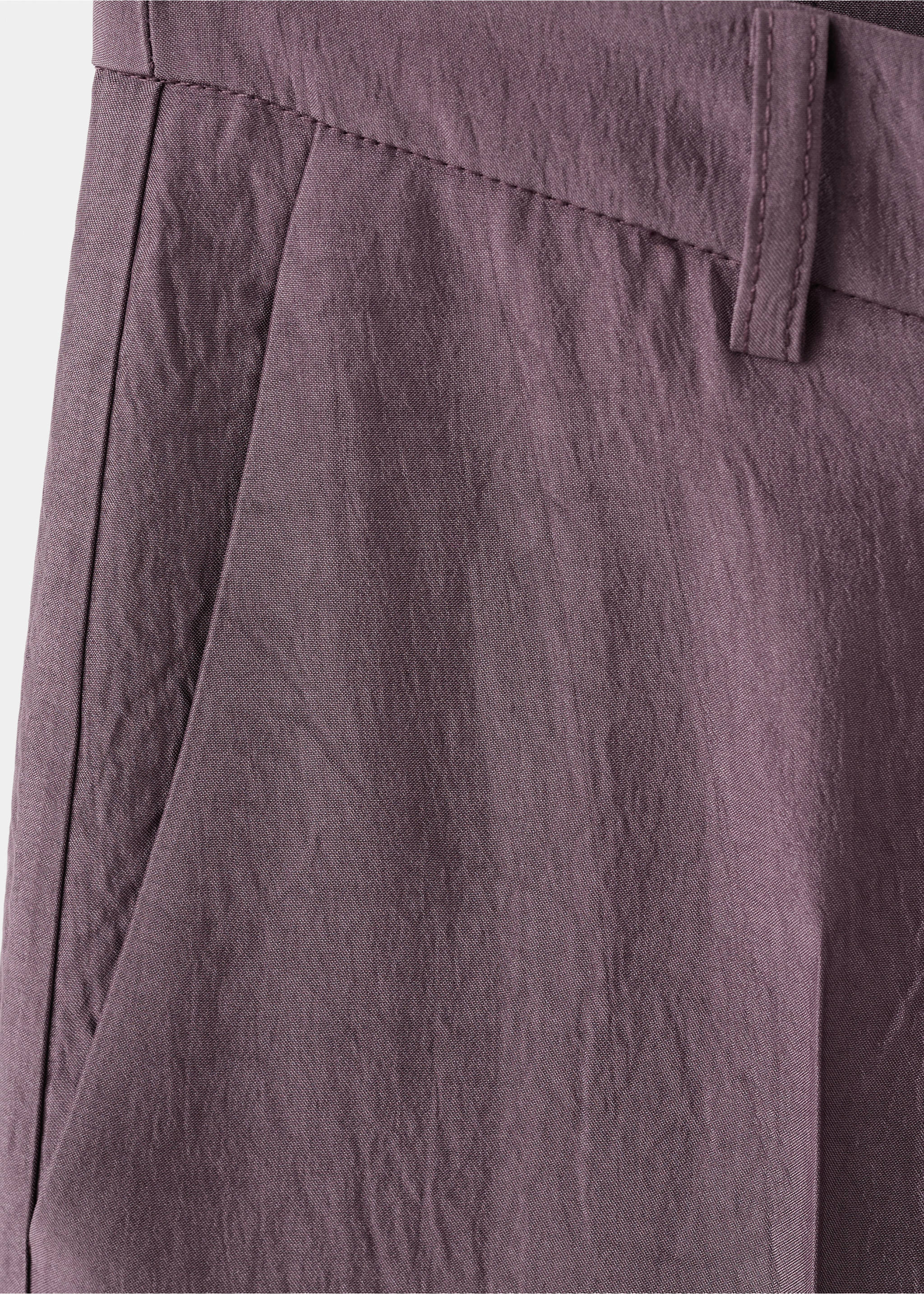 Pantalon droit taille normale - Détail de l'article 0, Violet. Ref: 27014076-00.
