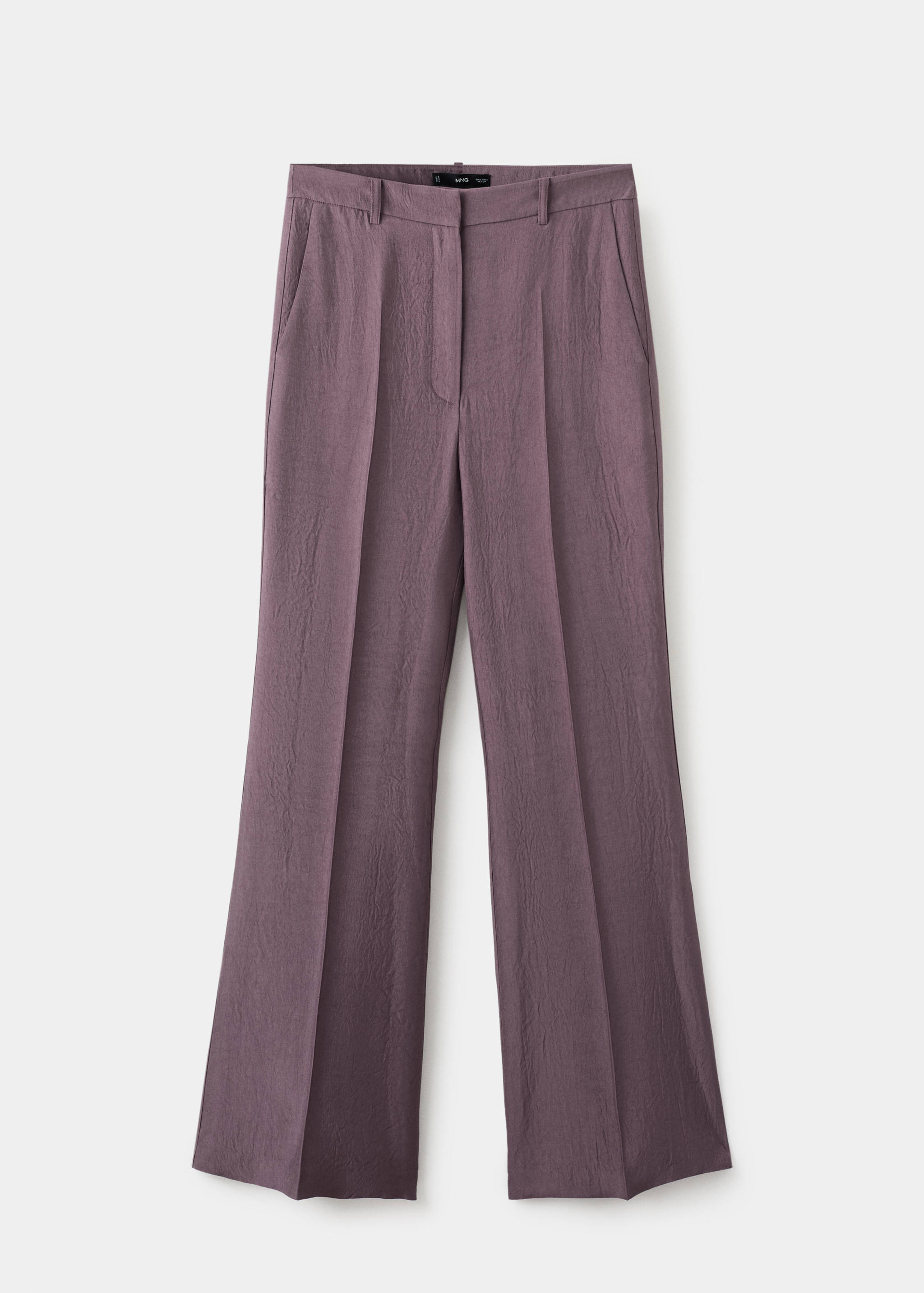 Straight mid-rise trousers - Article without model