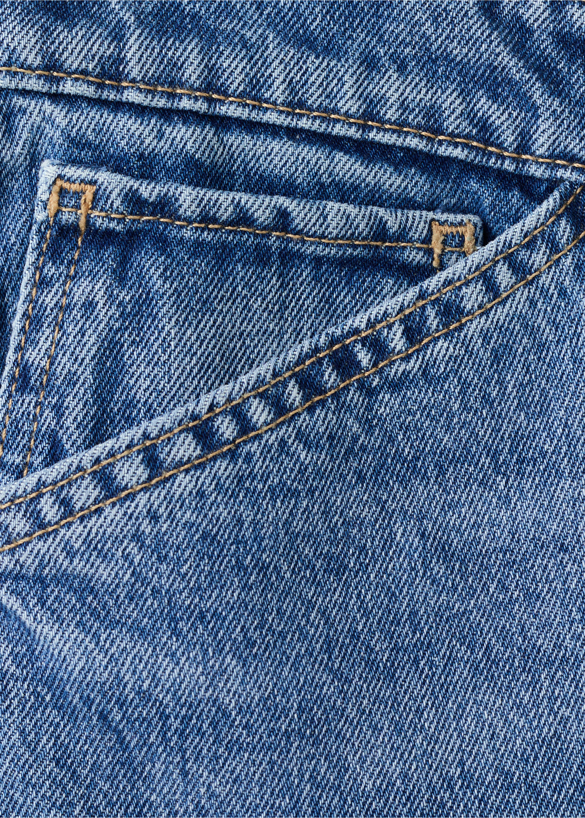 Mid-rise balloon jeans - Details of the article 0, Medium Blue. Ref: 27014077-00.
