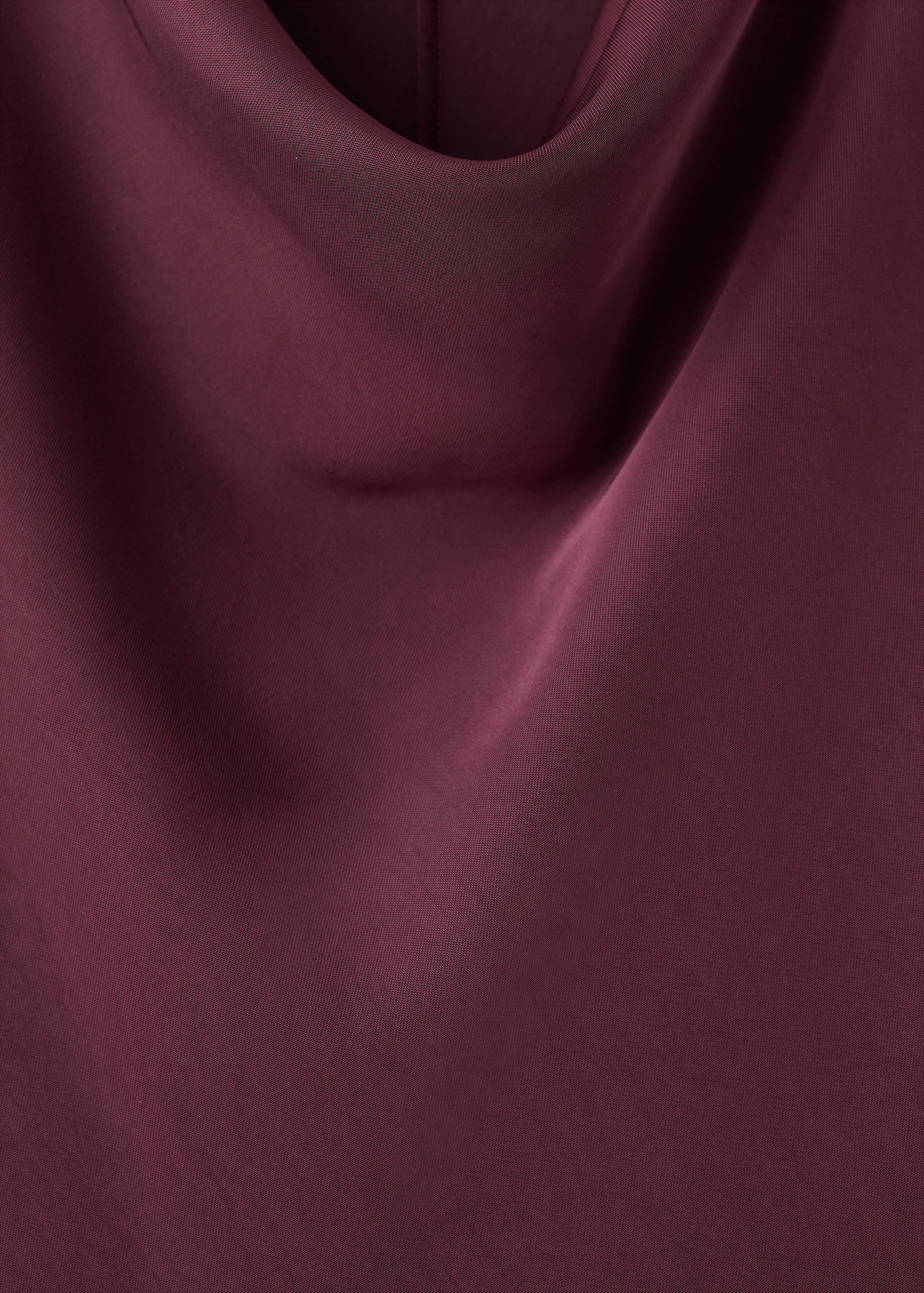 Robe longue à col drapé - Détail de l'article 8