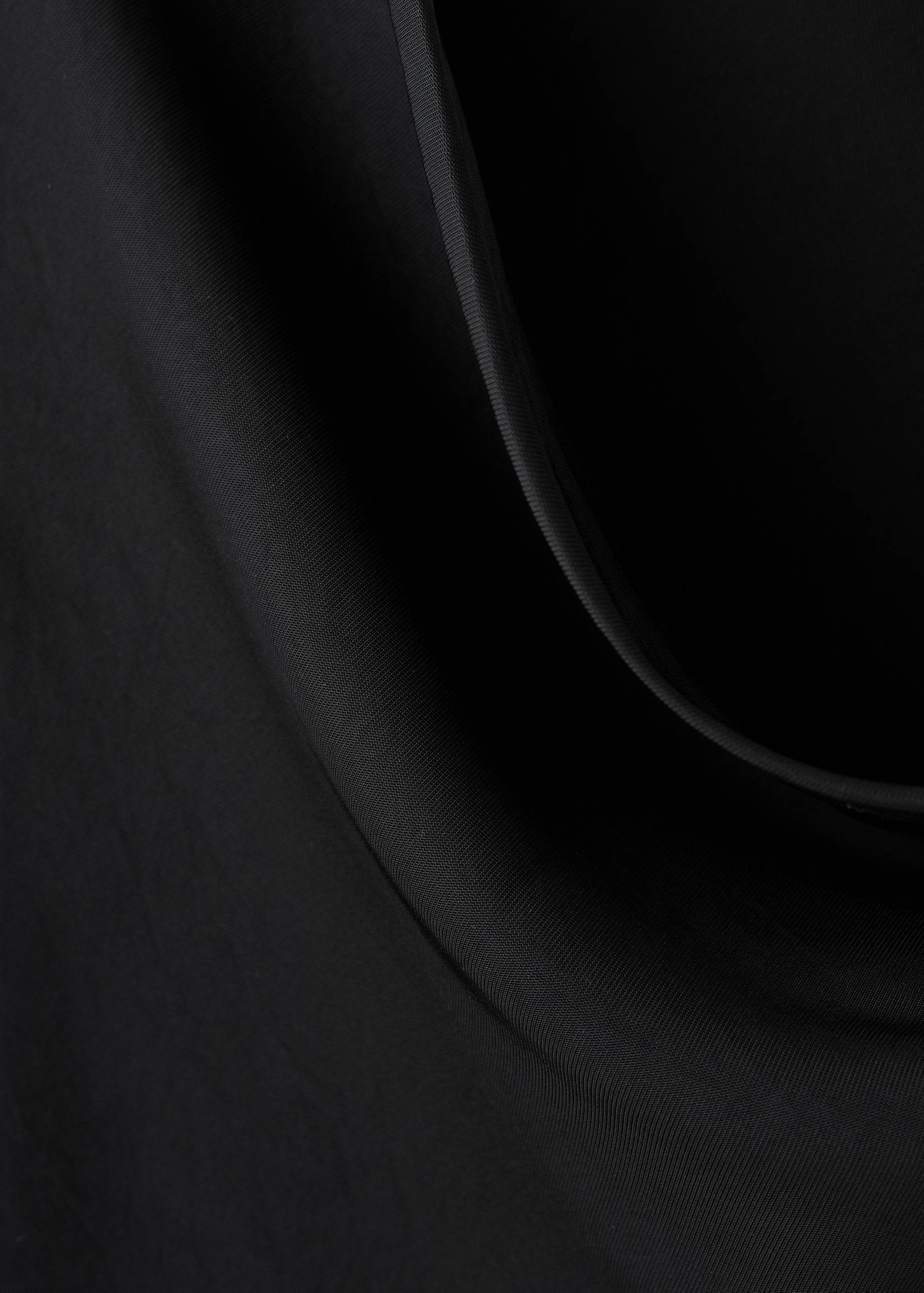 Robe longue à col drapé - Détail de l'article 8