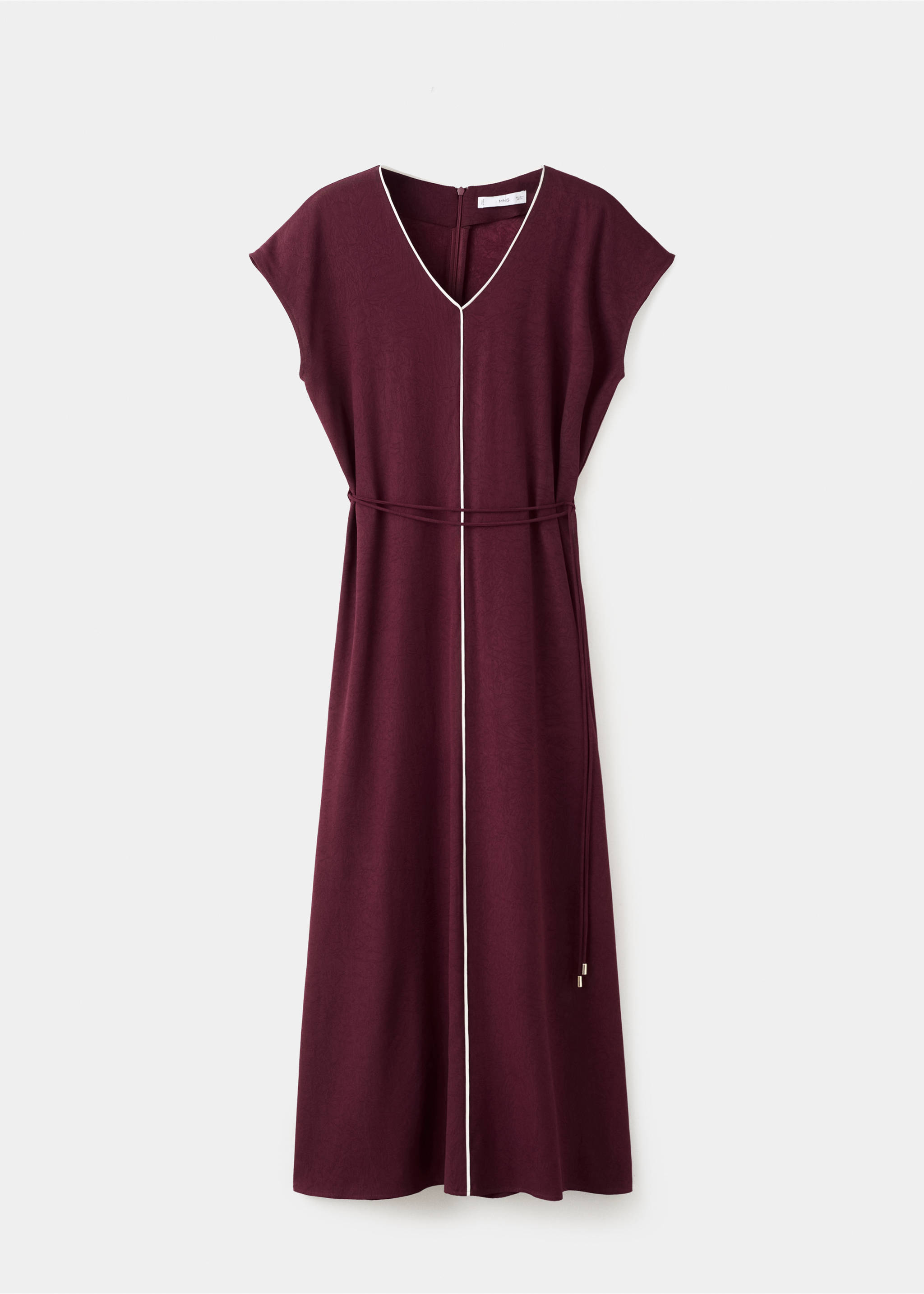 Belt detail dress - Article without model, Cherry. Ref: 27014081-00.