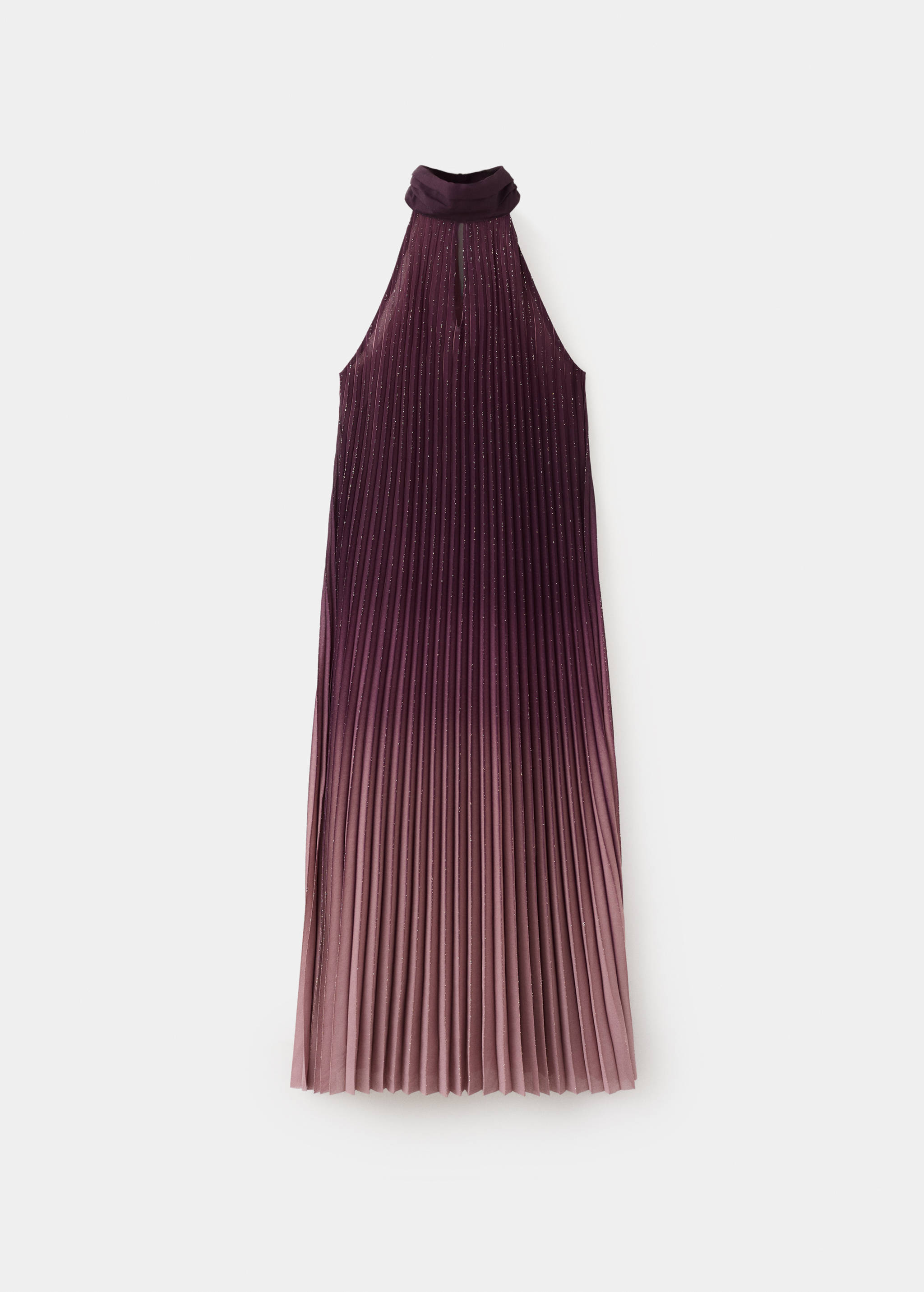 Pleated halter neck dress - Article without model
