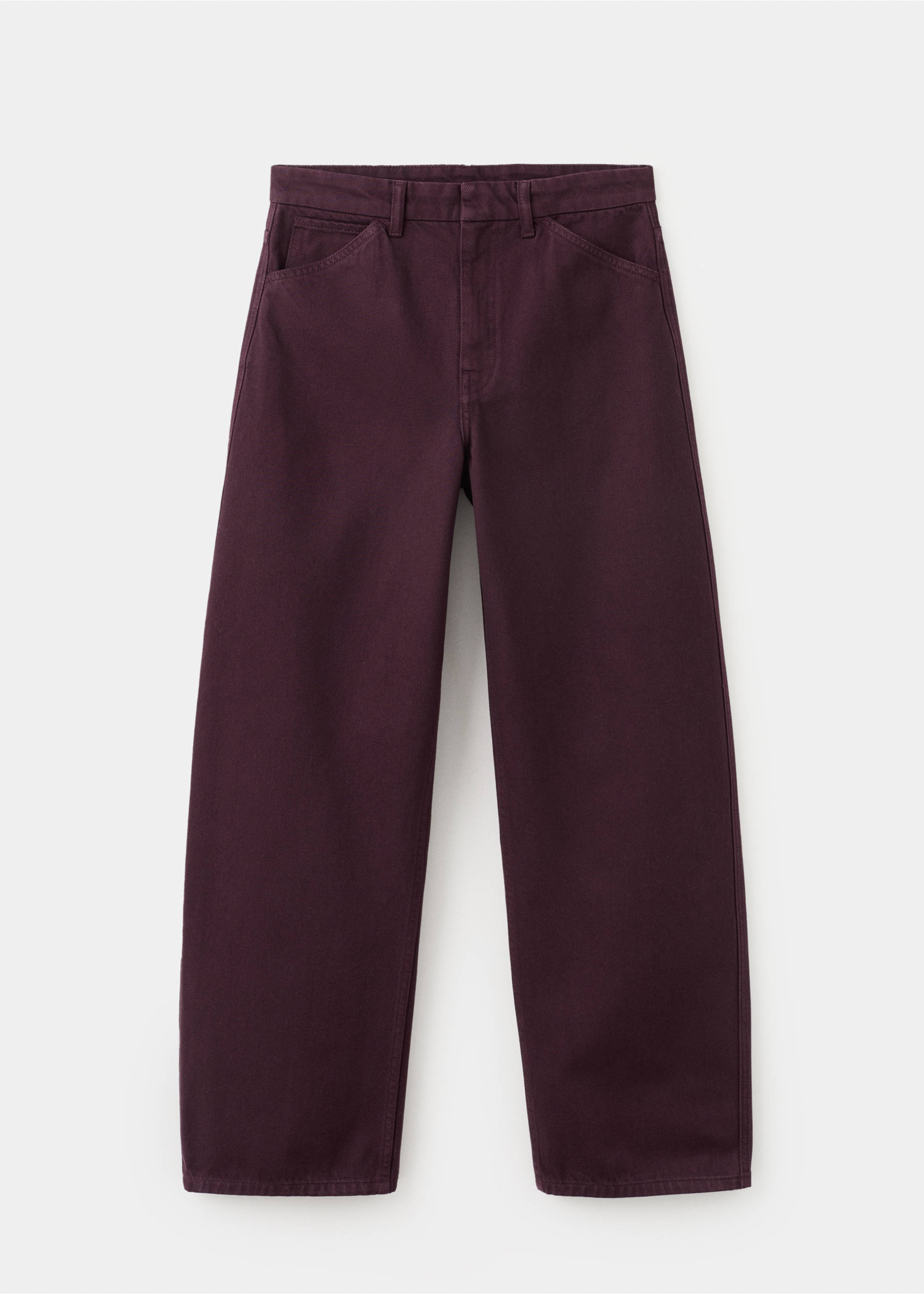 Mid-rise balloon jeans - Article without model, Wine. Ref: 27014083-00.