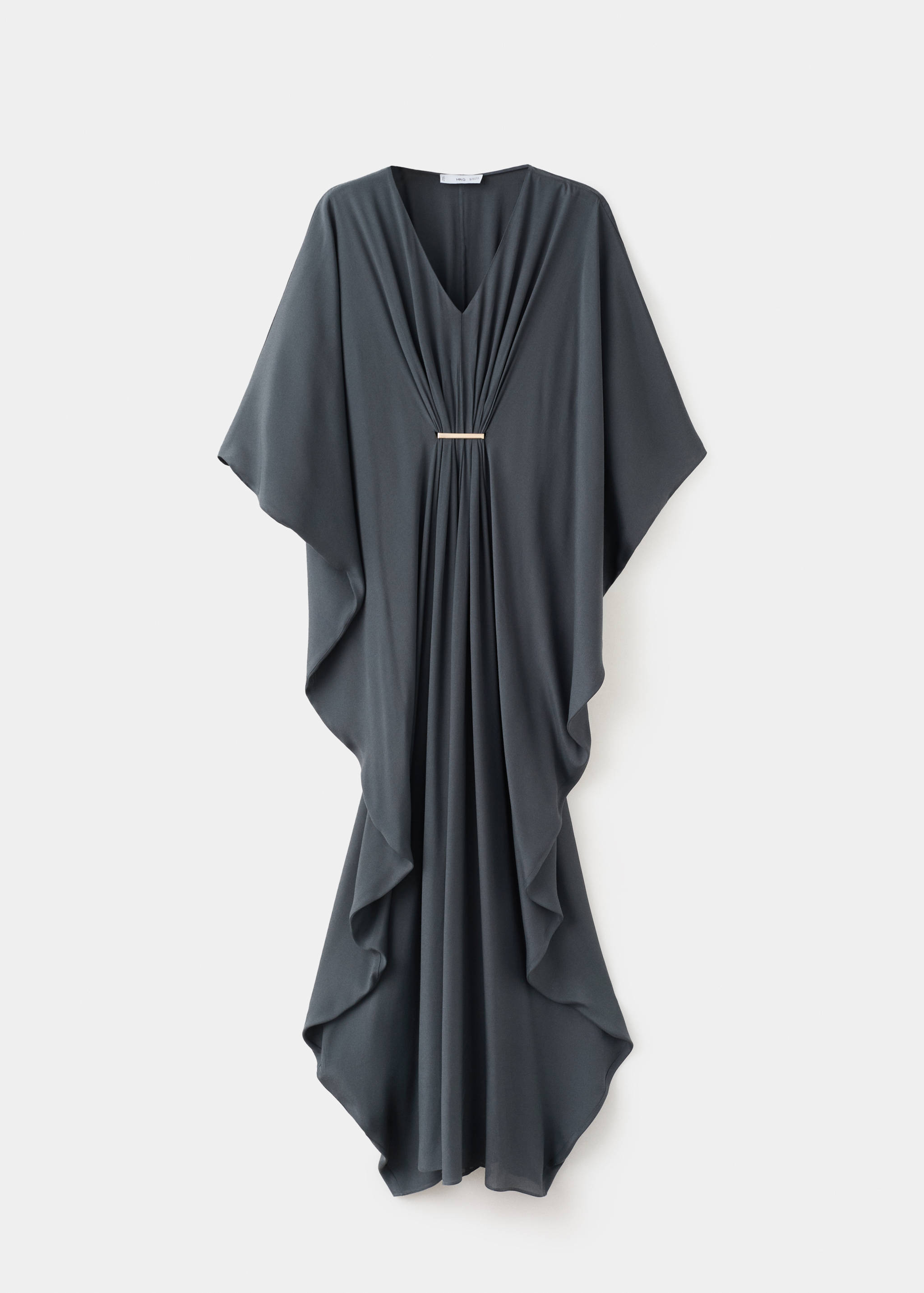 Vestido drapeado manga tres cuartos - Artículo sin modelo