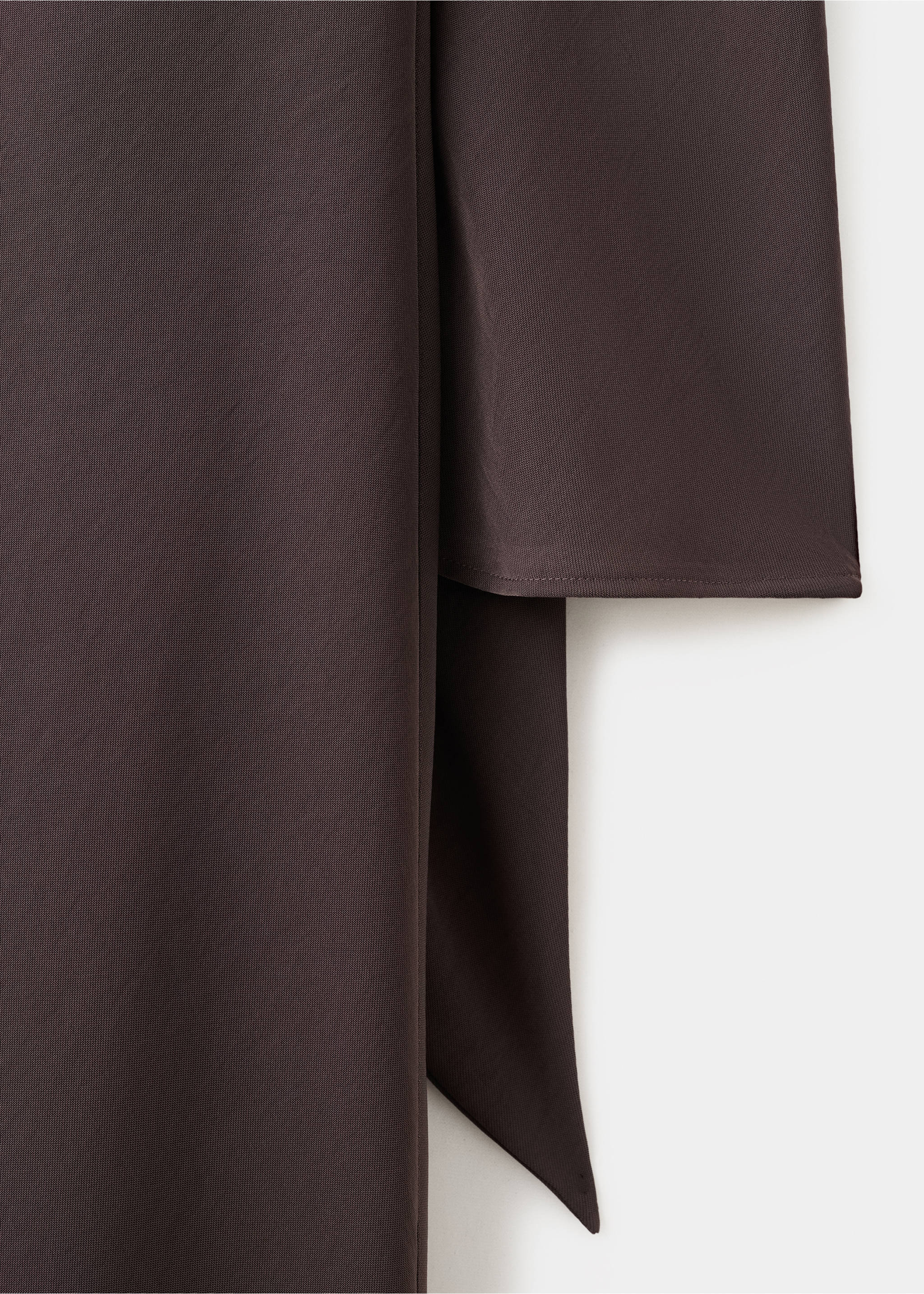 Robe évasée foulard - Détail de l'article 0, Marron. Ref: 27014087-00.