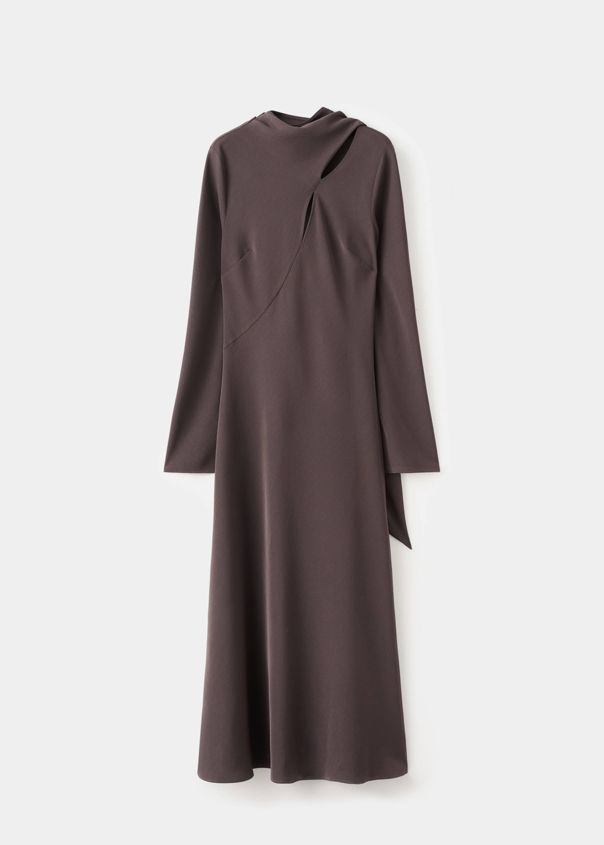 A-line foulard dress - Article without model