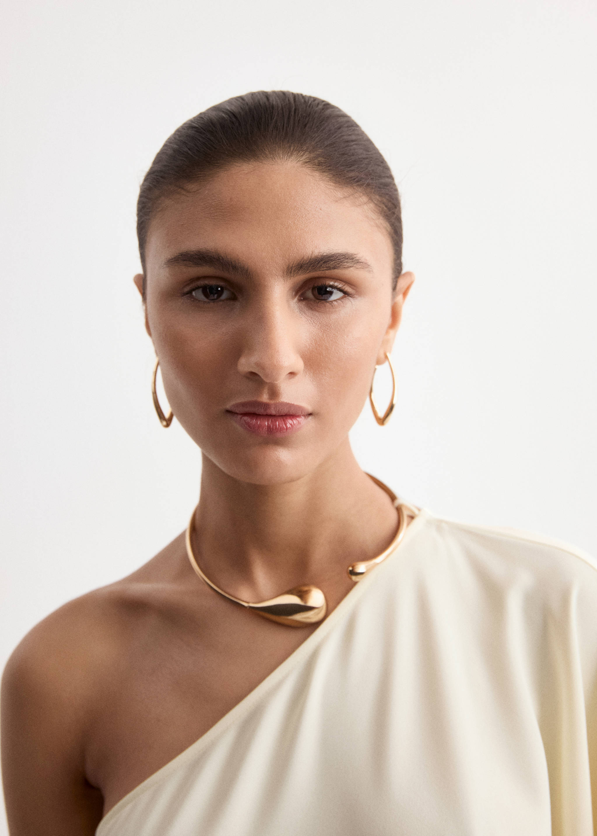 Vestido collar manga abullonada - Detalle del artículo 2