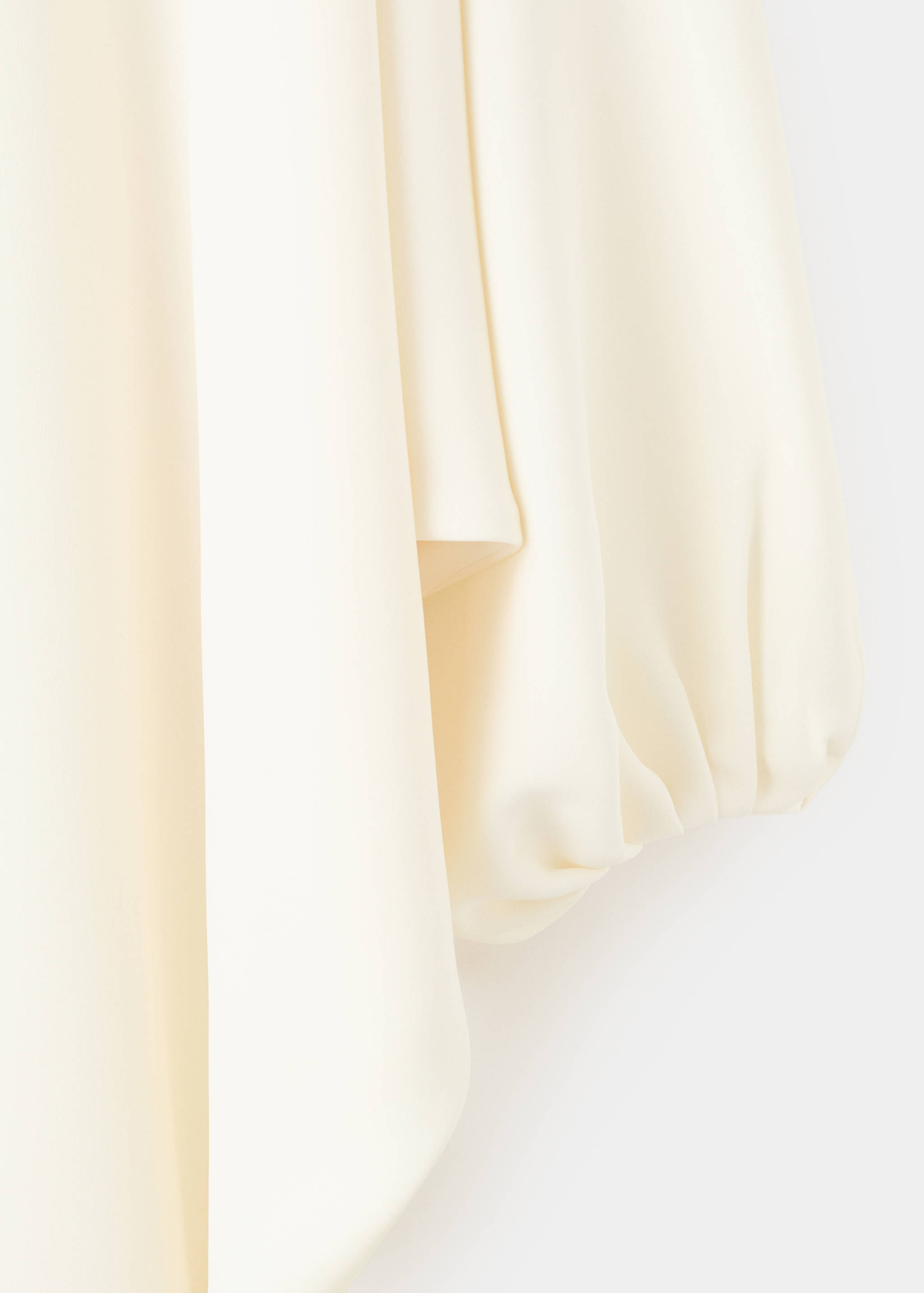 Vestido collar manga abullonada - Detalle del artículo 0