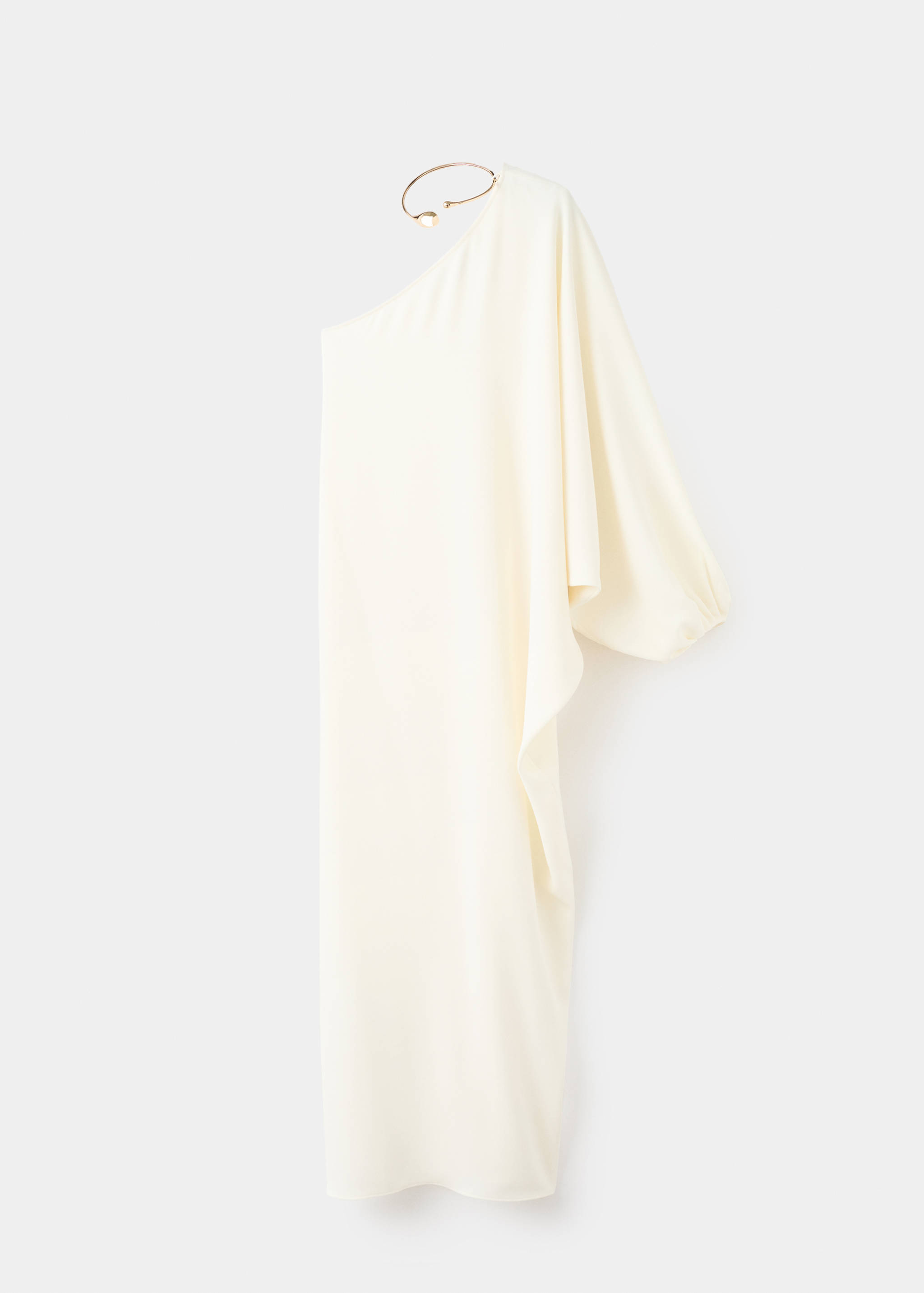 Collared dress with puff sleeves - Article without model