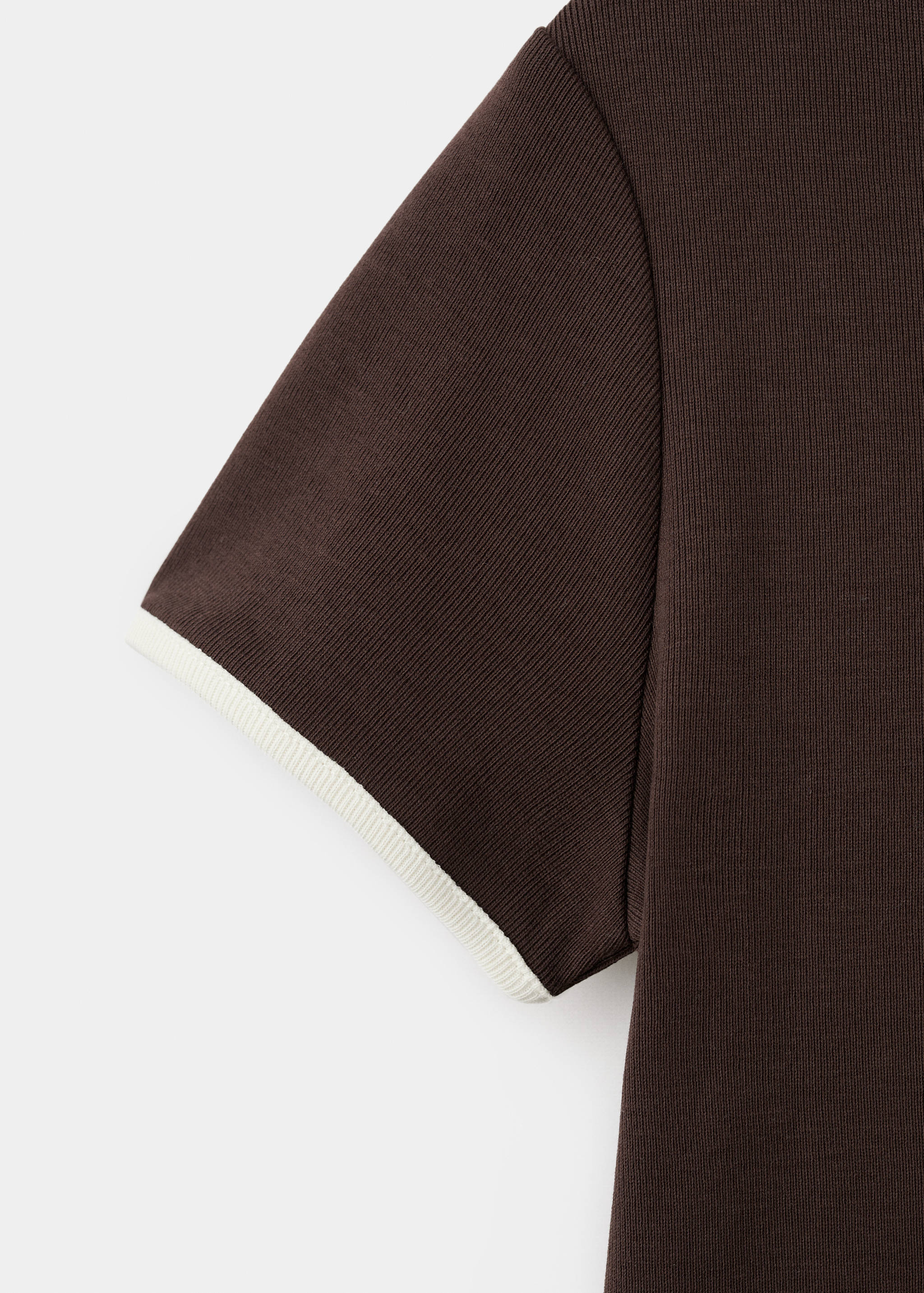 Buttoned cotton T-shirt - Details of the article 0