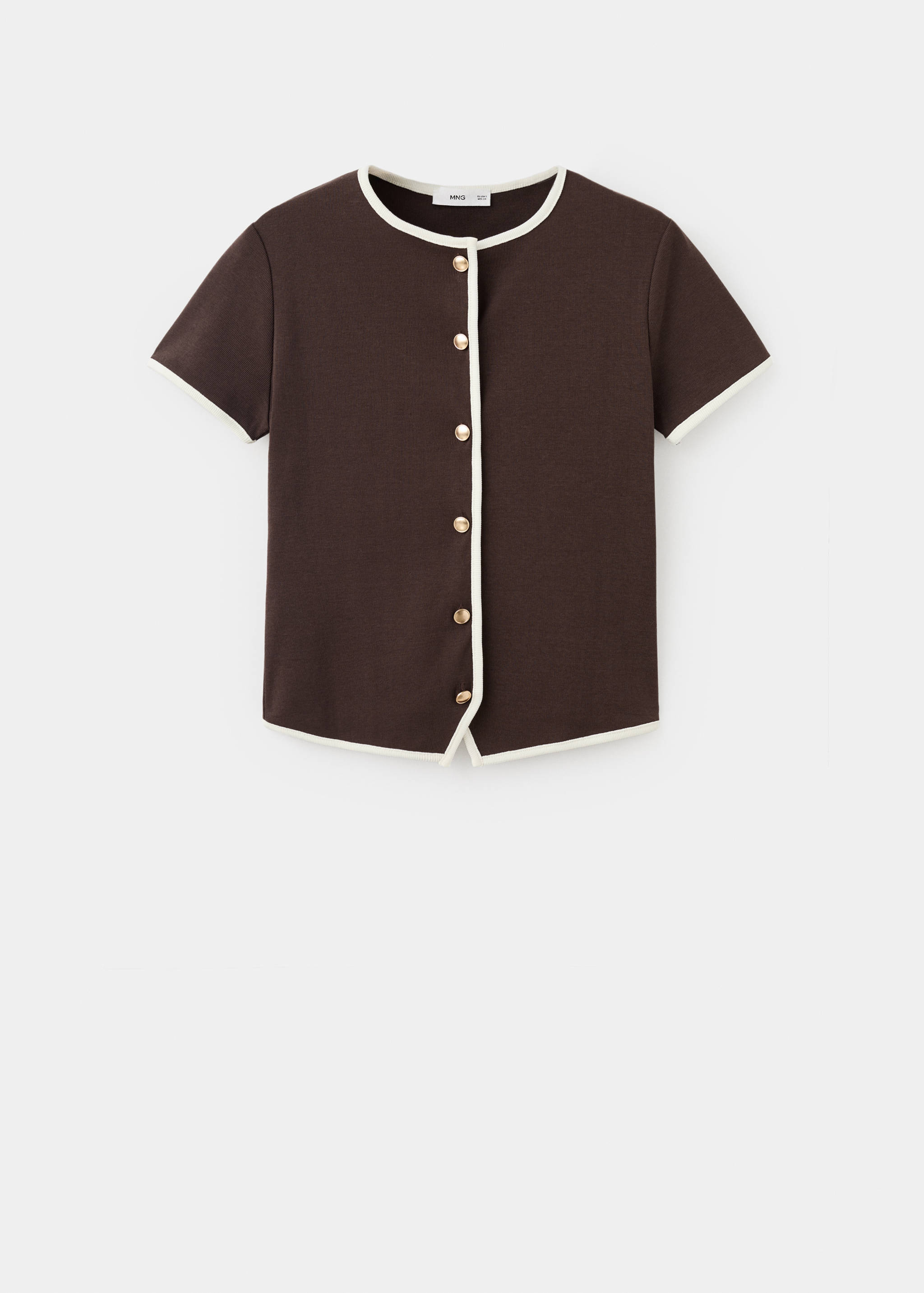 Camiseta algodón botones - Artículo sin modelo
