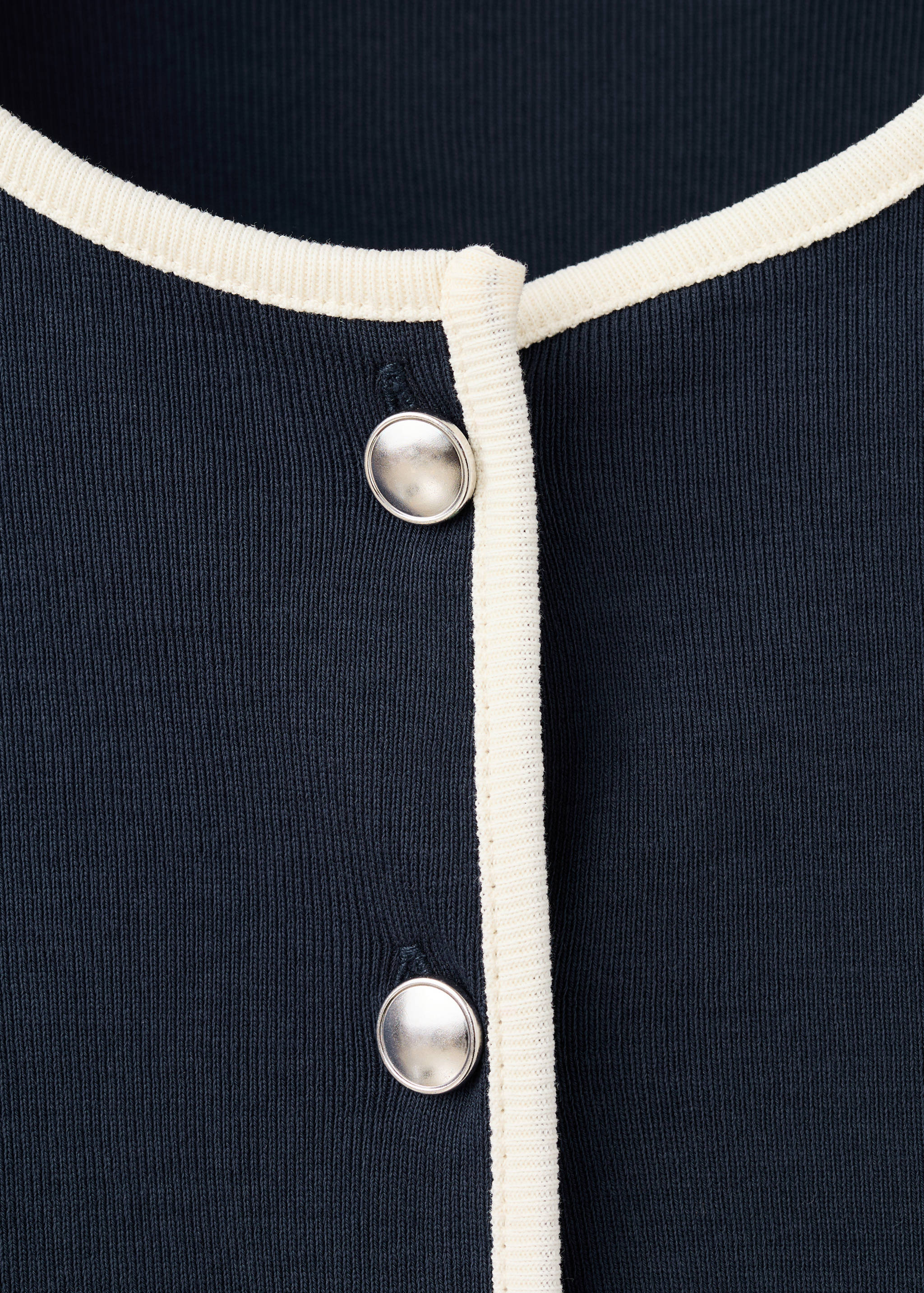 Buttoned cotton T-shirt - Details of the article 8