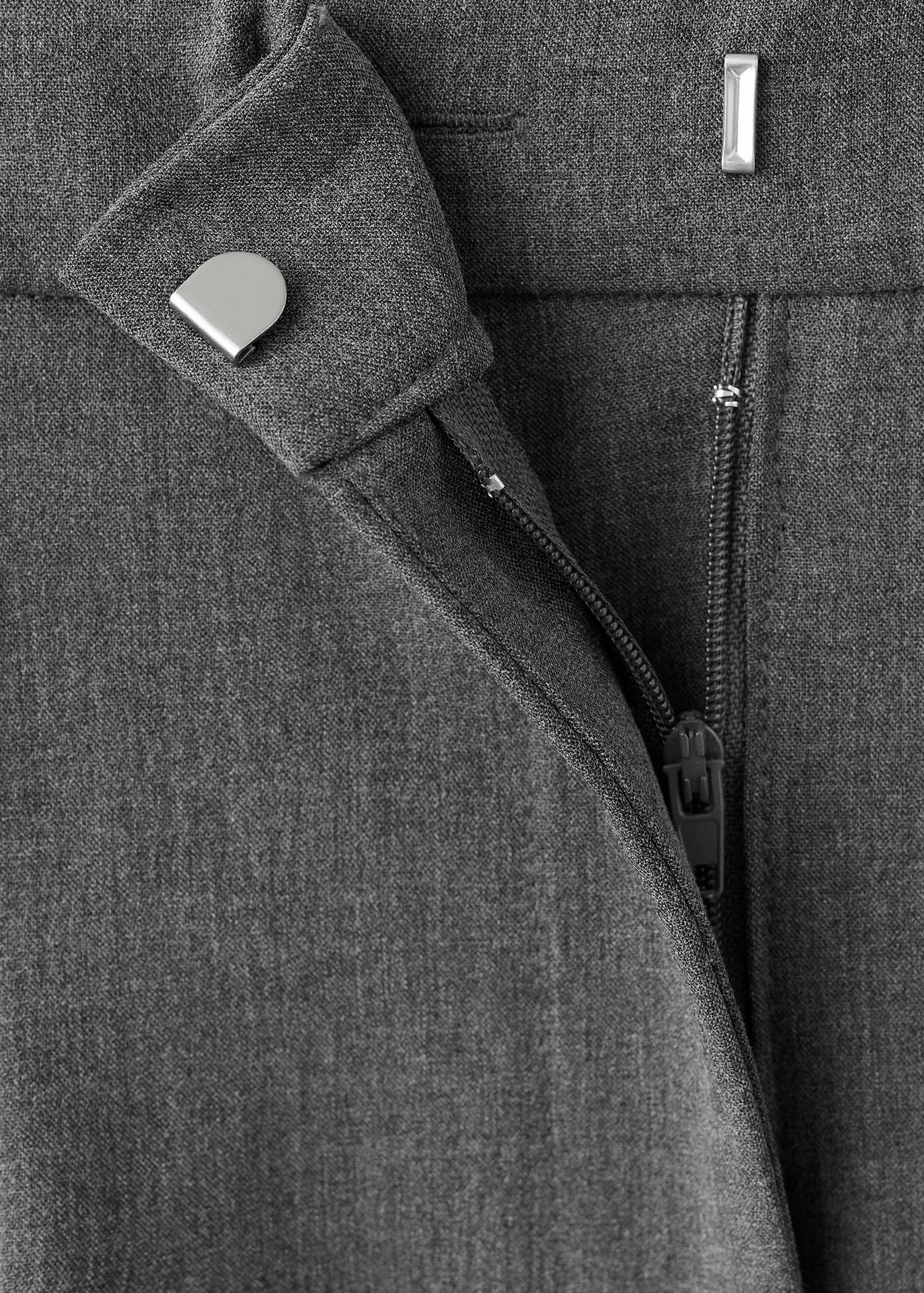 Straight-fit pleated trousers - Details of the article 8