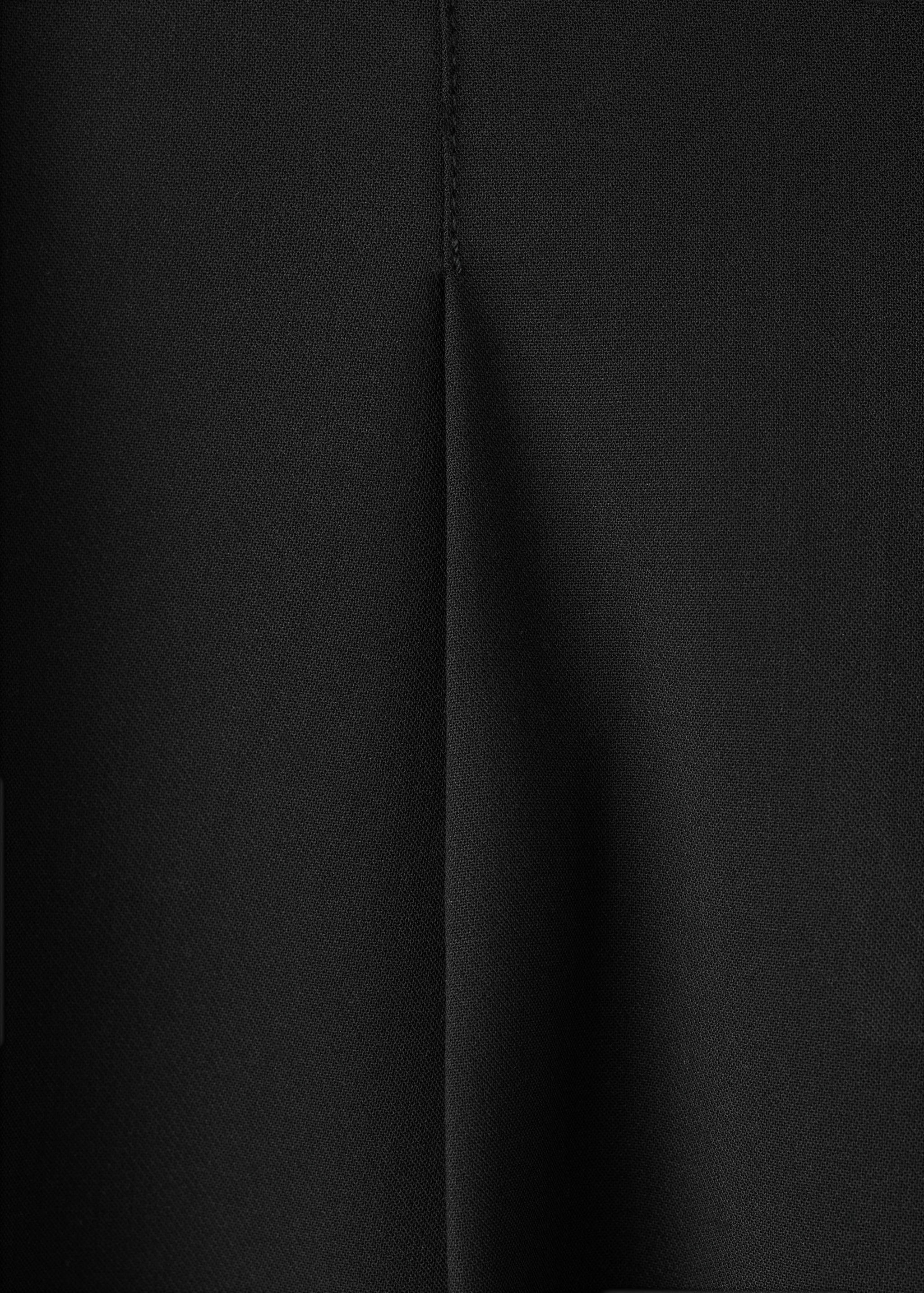 بنطلون بطيات مستقيمة - تفاصيل المنتج 0