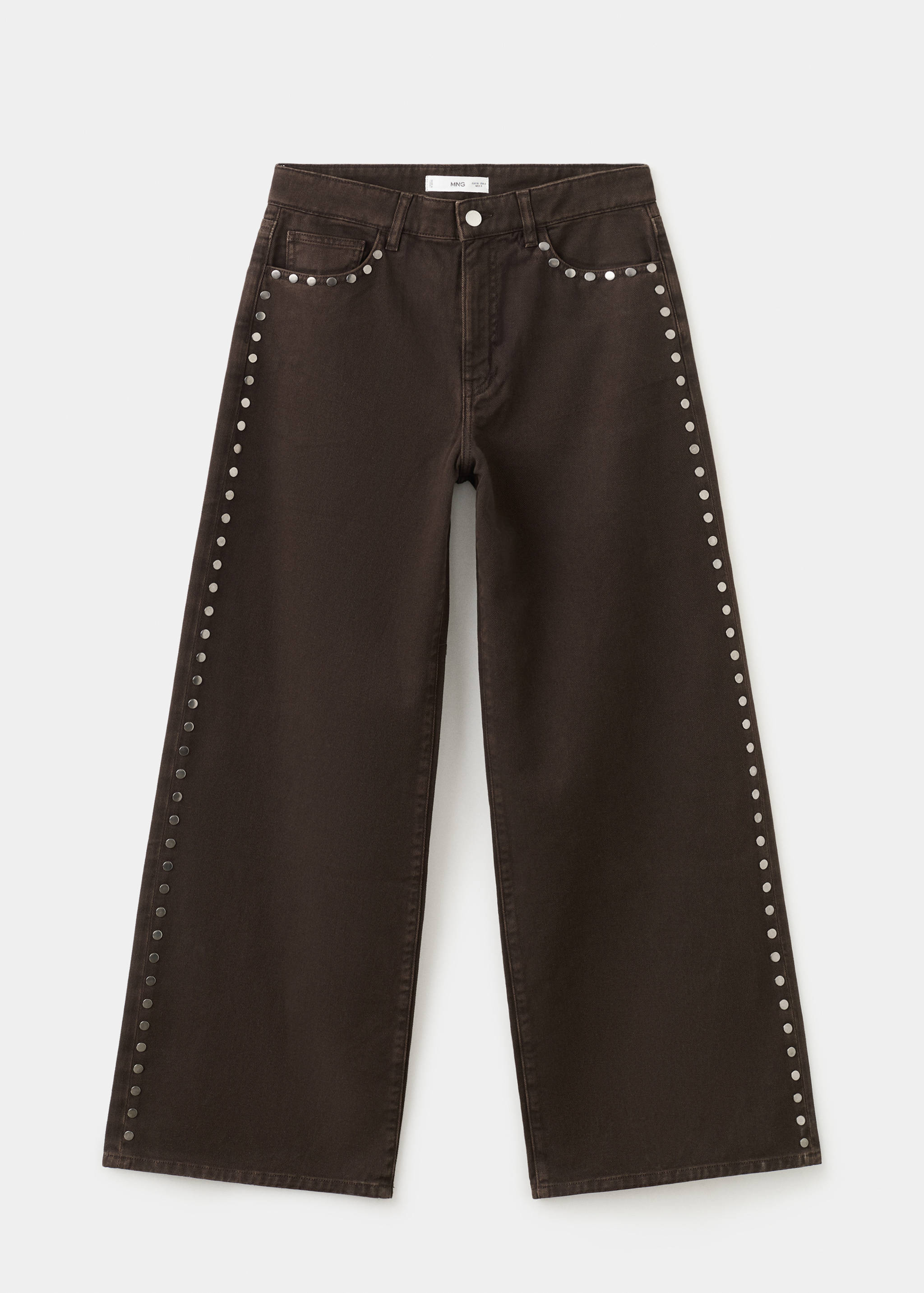 Wide leg studded jeans - Article without model